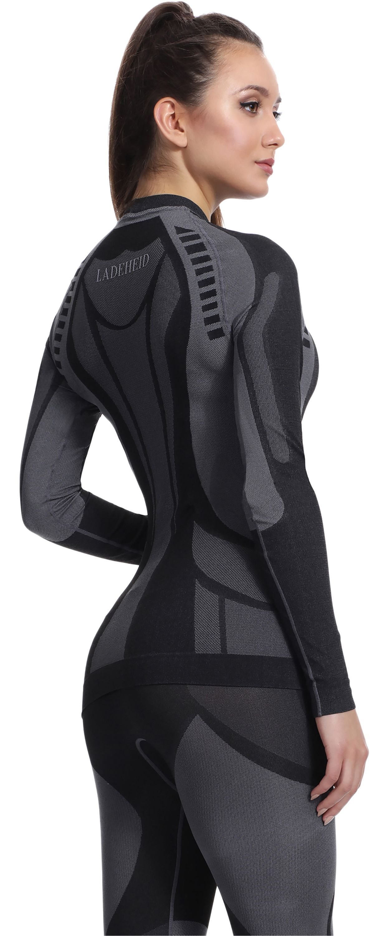 Ladeheid Funktionsunterhemd Funktionsunterwäsche langarm Shirt Thermoaktiv für Damen