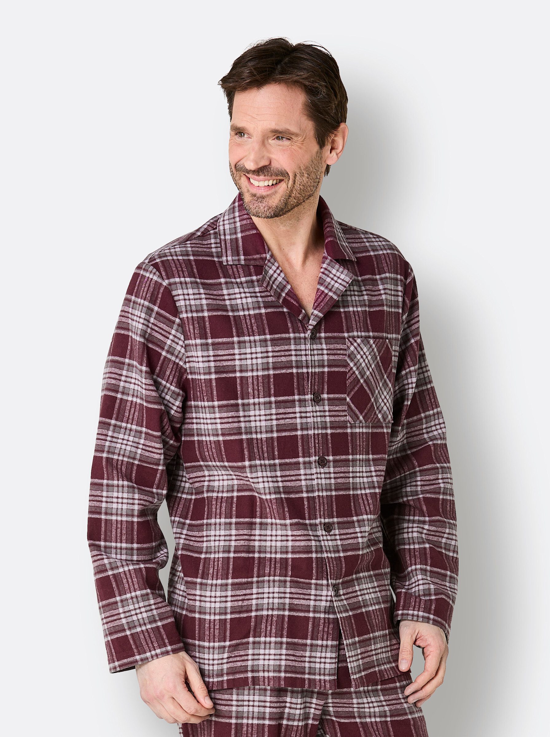 Witt Schlafanzug Schlafanzug-Shirt Langarm
