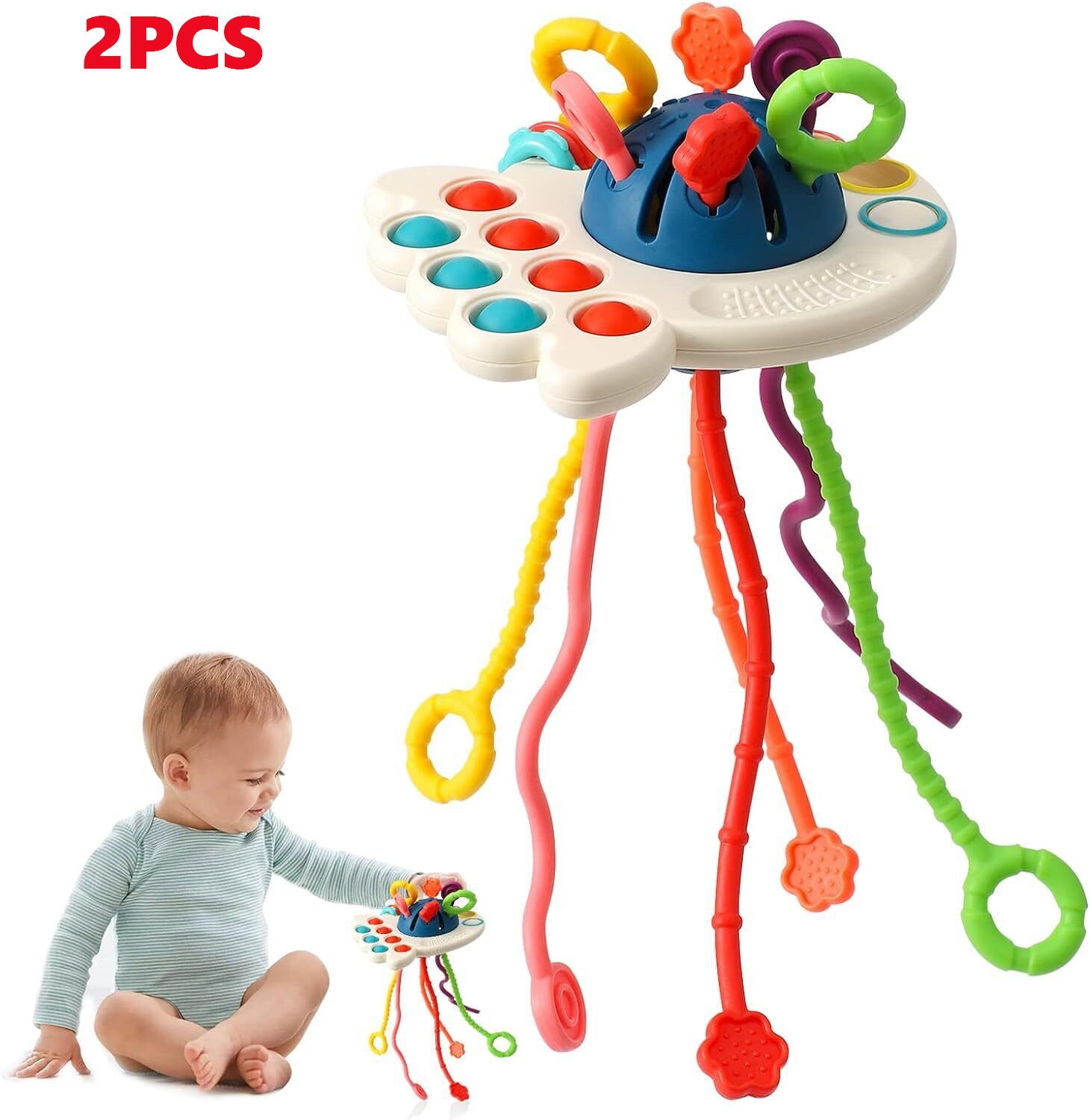 ZREE Lernspielzeug Baby Greifling Montessori SensorischesSpielzeug,Sinnessp günstig online kaufen