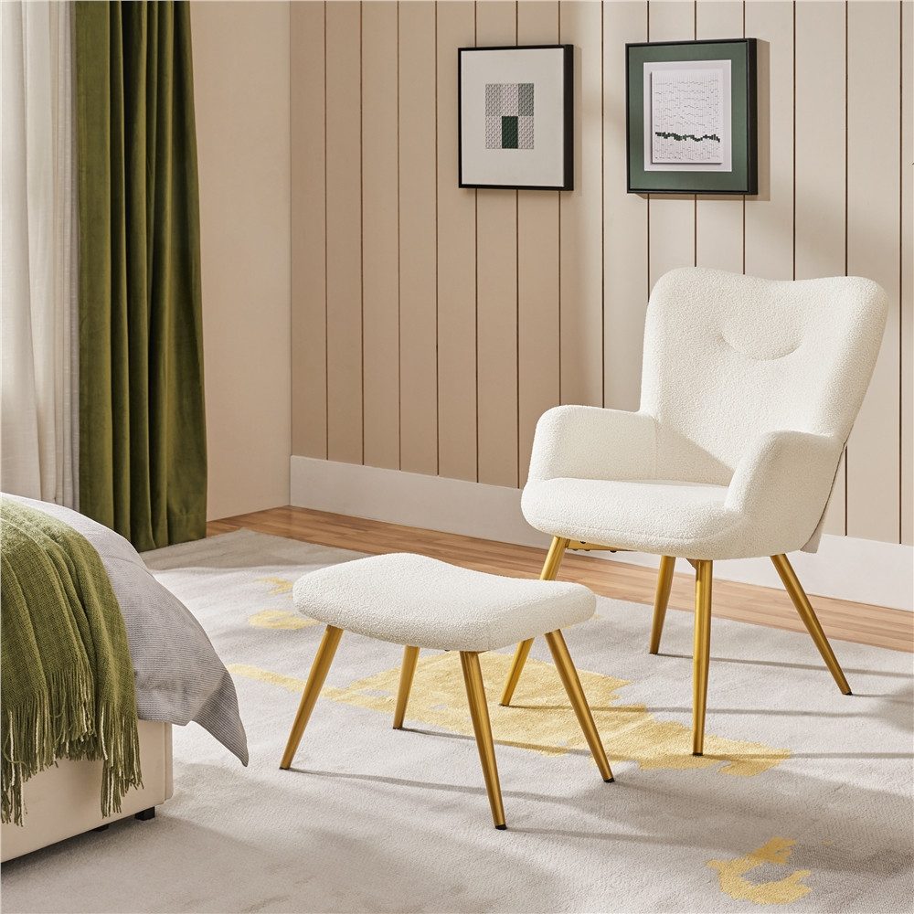 Yaheetech Relaxsessel Ohrensessel mit Fußstütze, Loungesessel günstig online kaufen