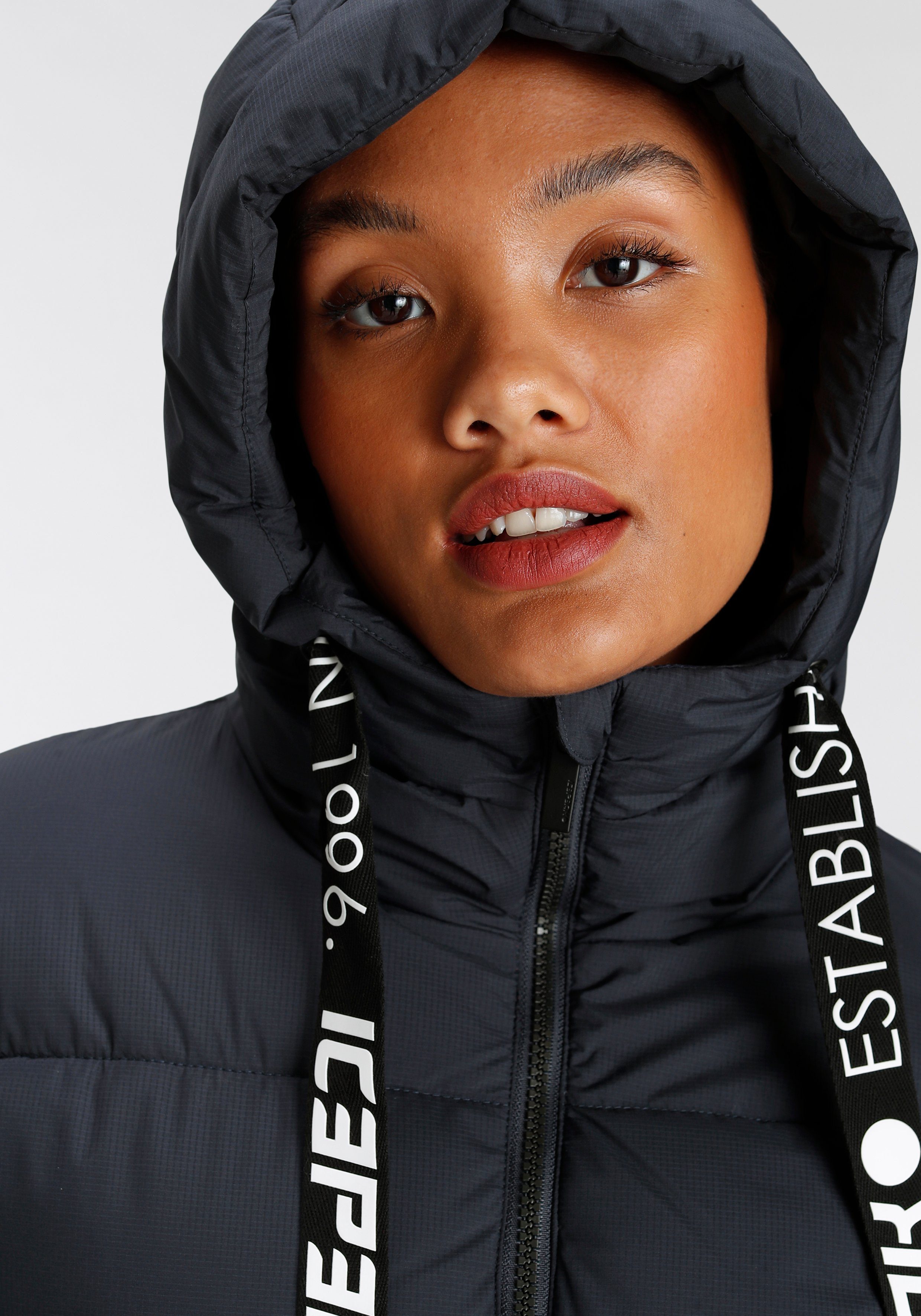 Icepeak Steppjacke VACHA mit hochschließendem Kragen