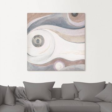 Artland Leinwandbild Sand-Pastell II - Abstrakt, Muster (1 St), auf Keilrahmen gespannt