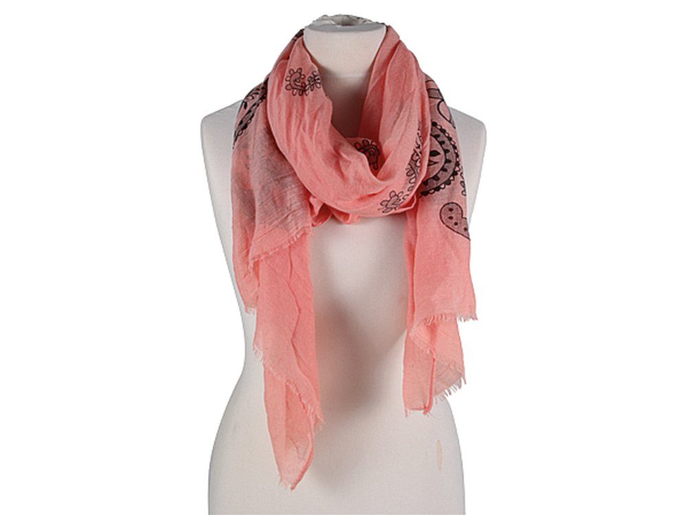 Modeschal Damen Schal Scarf Ornamente