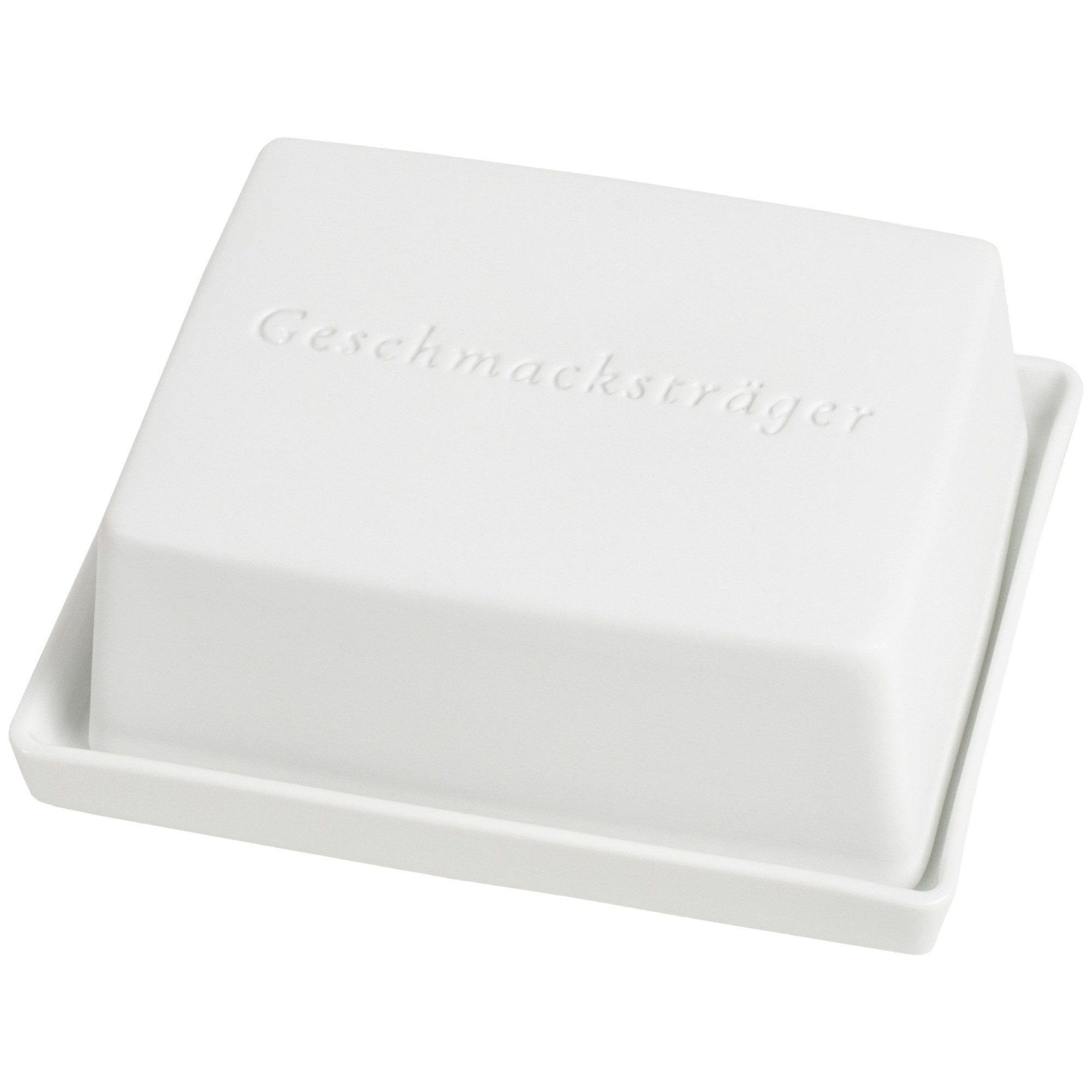 Räder Butterdose räder Kleine Butterdose Geschmacksträger Weiß, Porzellan