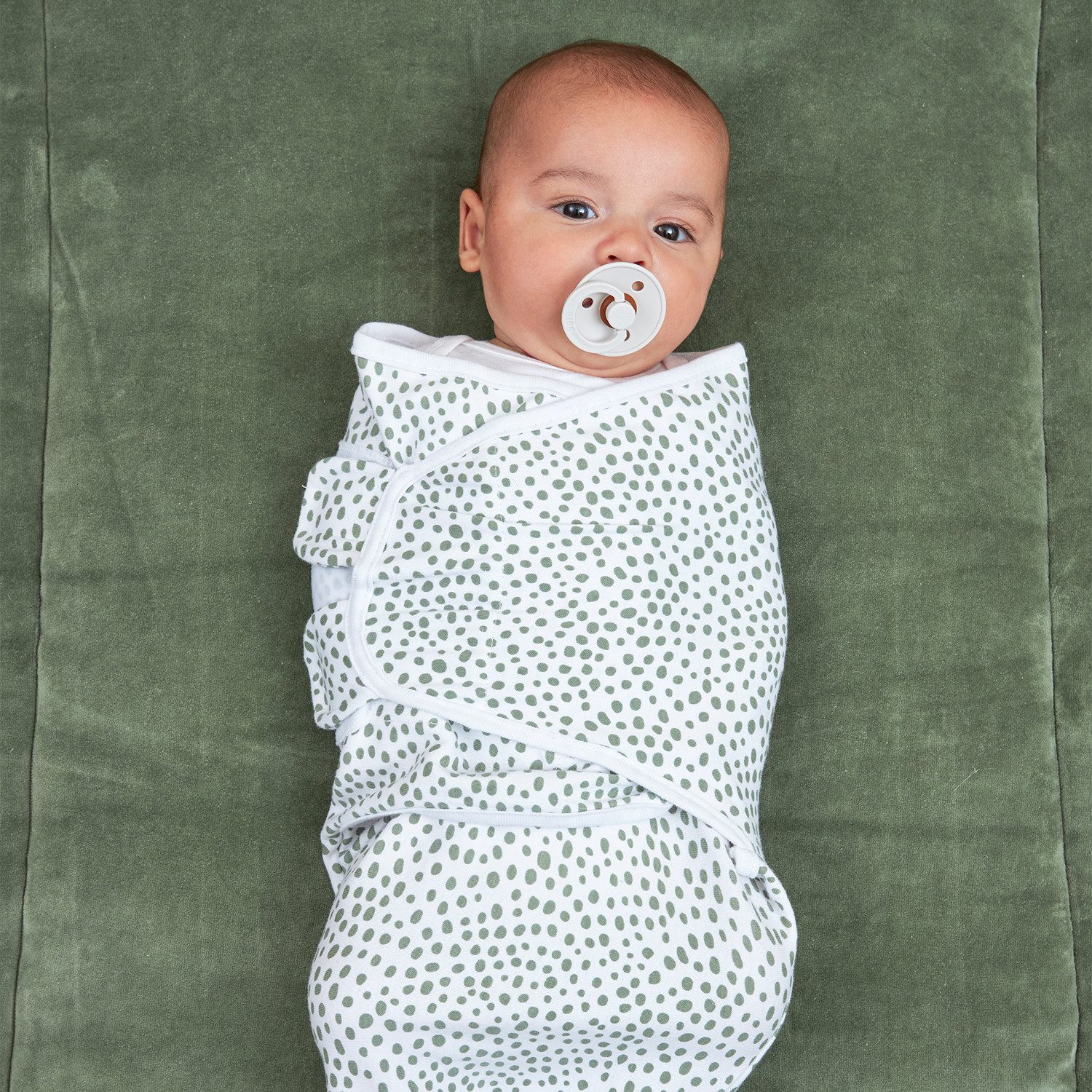 Meyco Baby Pucksack Cheetah Forest Green (2 tlg), 0-3 maanden - 2-Pack – Bild 4 von 4