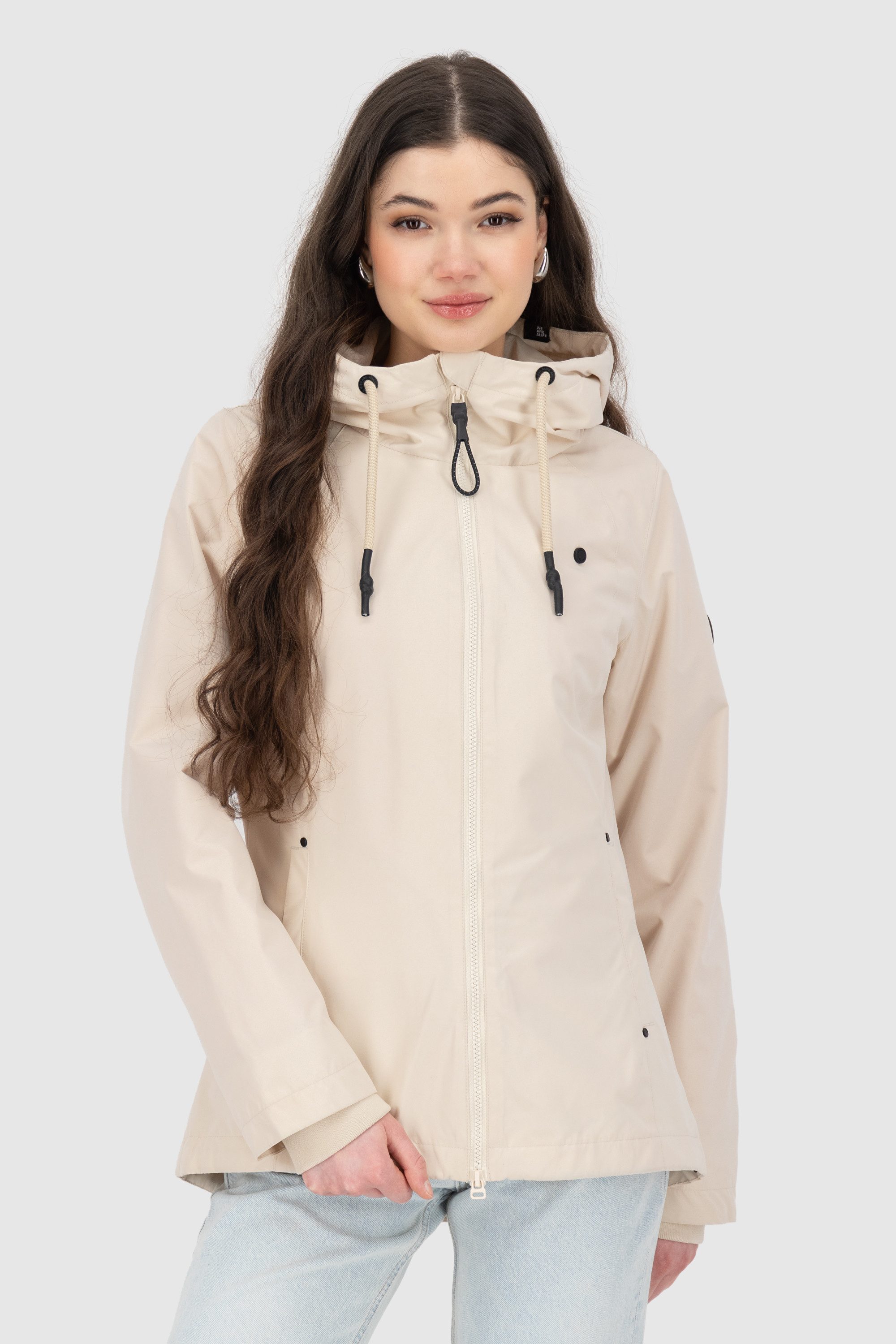 Alife & Kickin Outdoorjacke LilouAKA mit Kapuze und in figurbetontem Fit günstig online kaufen