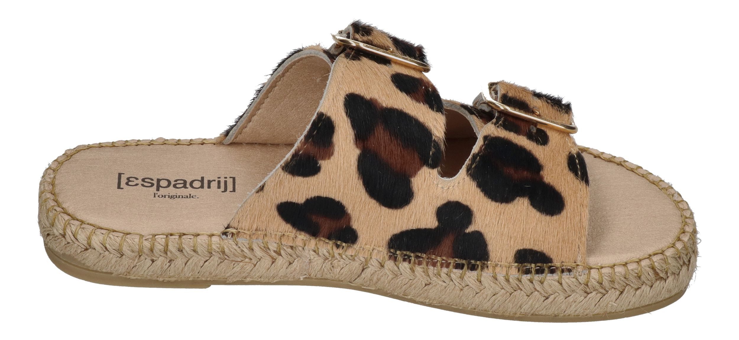espadrij l´originale CLAQUETTE LEO Pantolette Leopard