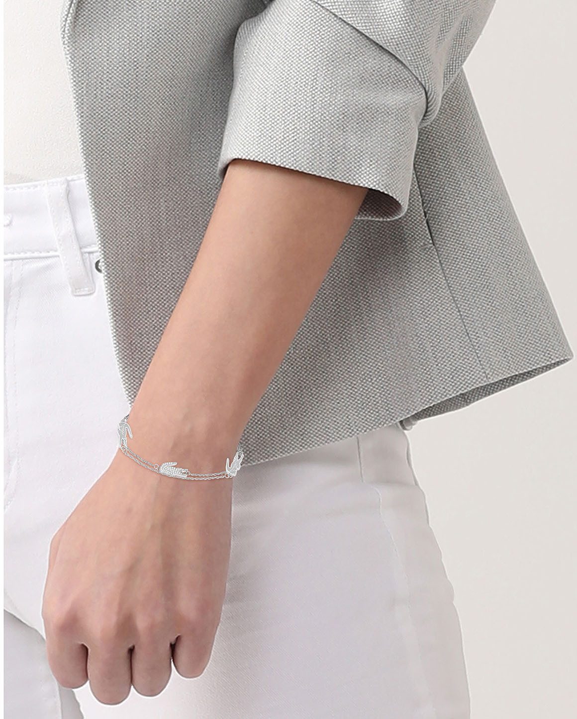 Lacoste Gliederarmband CROCODILE