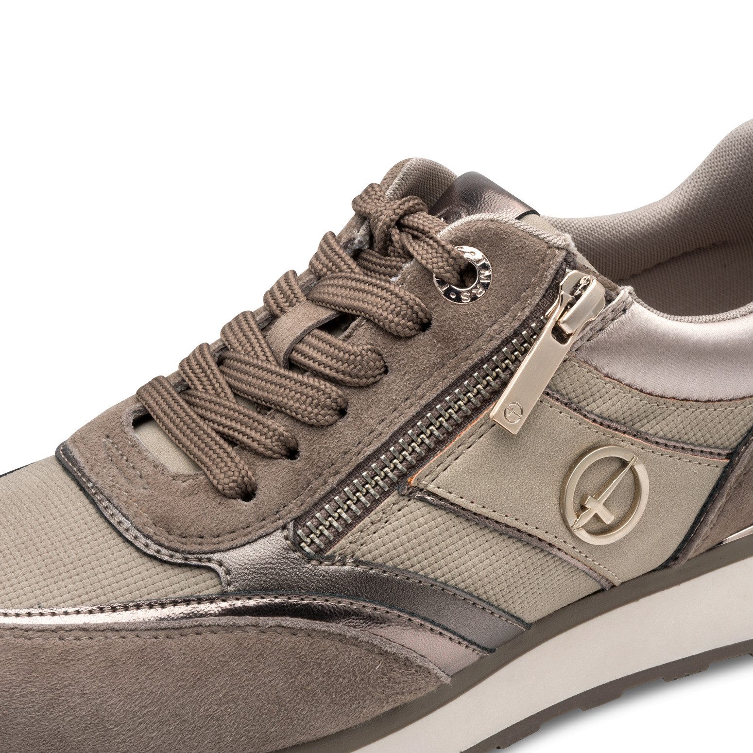 Tamaris Keilsneaker, Freizeitschuh, Halbschuh, Schnürschuh mit Kontrastbesä günstig online kaufen