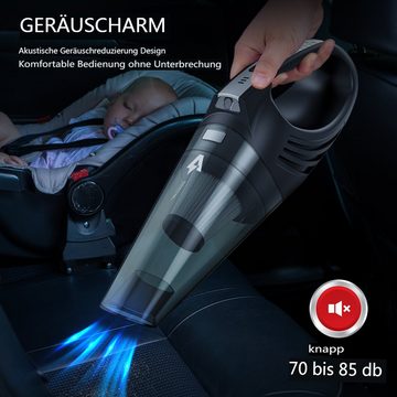 MAEREX Akku-Handstaubsauger, 120,00 W, Kabellos Handstaubsauger 2 Gang,4500-6000Pa 20,000U/min Für Auto/Hause