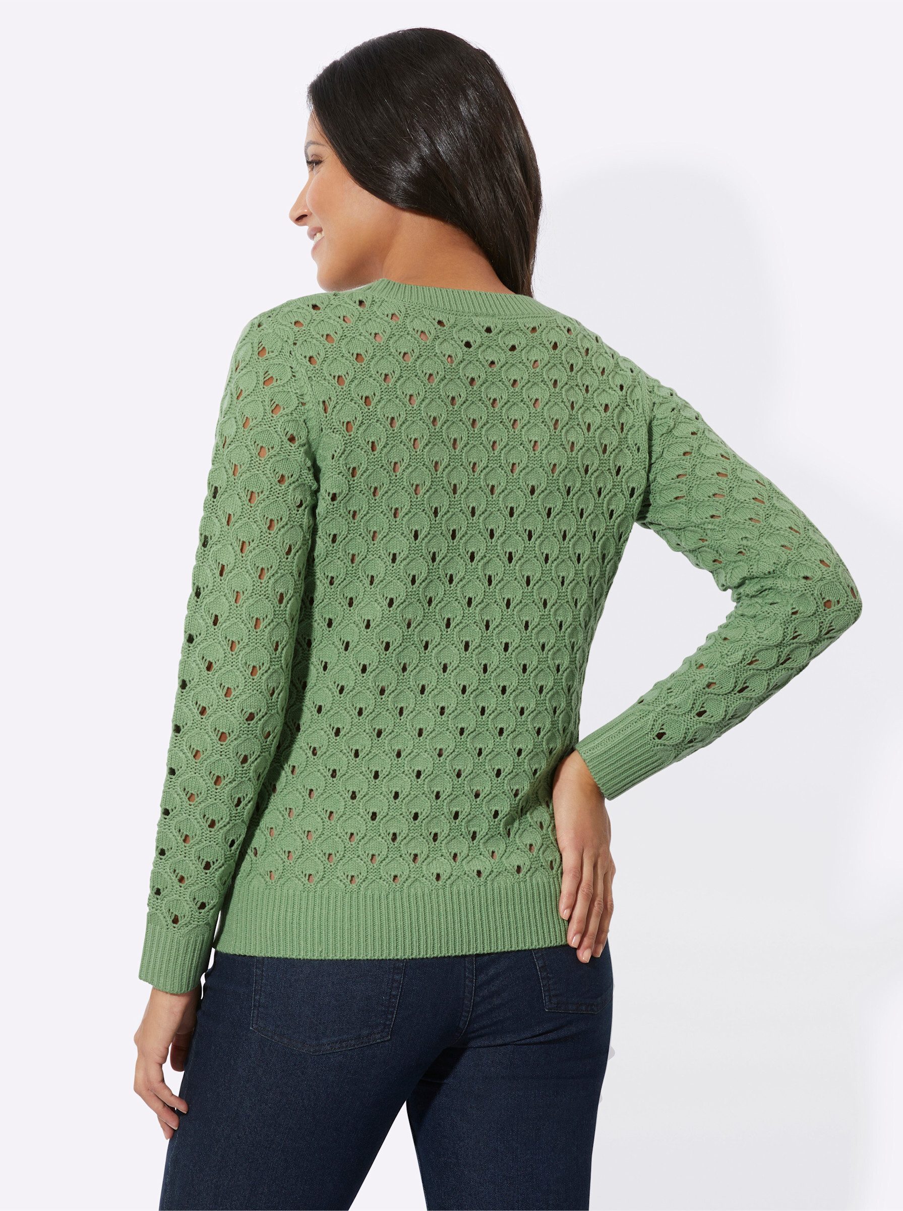Sieh an! Strickpullover Ajourpullover günstig online kaufen