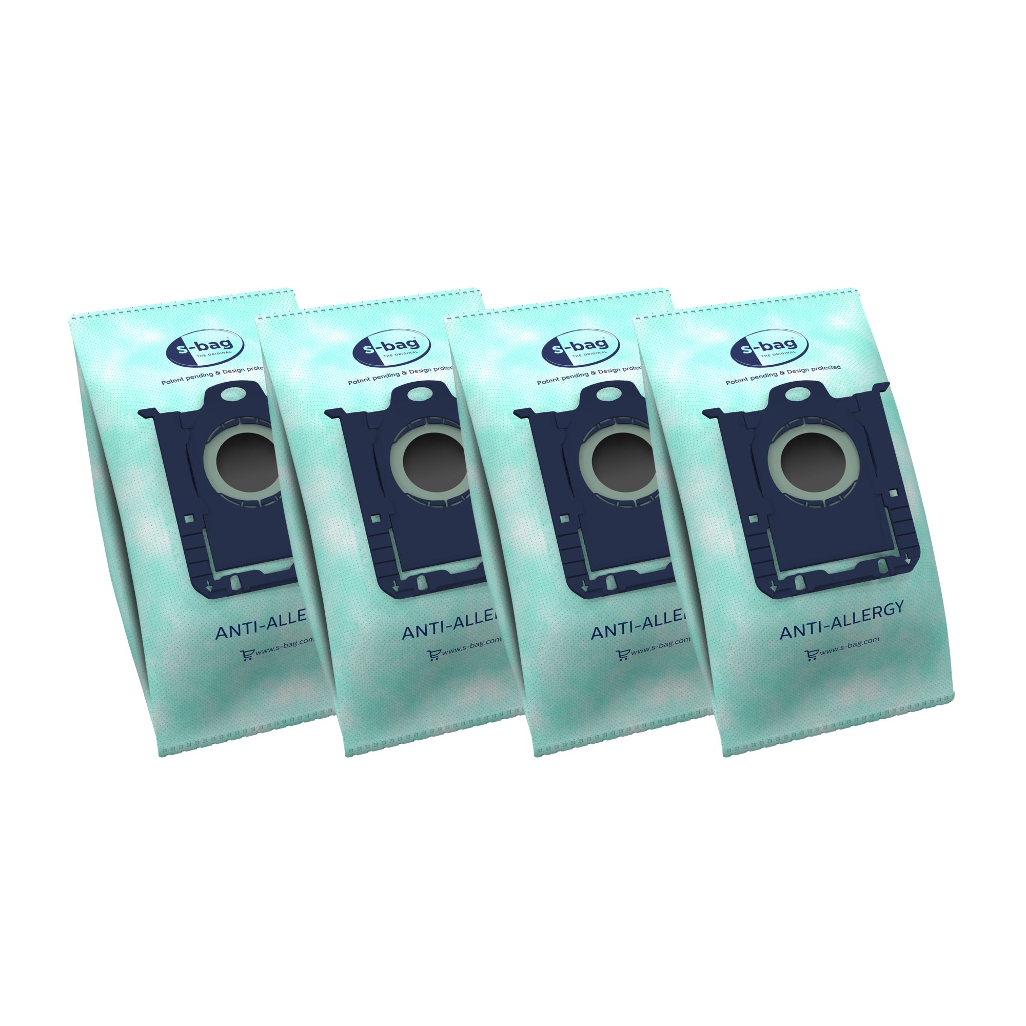 AEG Staubsaugerbeutel Zubehör GR206S s-bag® Hygiene Anti-Allergy Staubsaugerbeutel, 4 St., Lufterfrischer für Staubsauger
