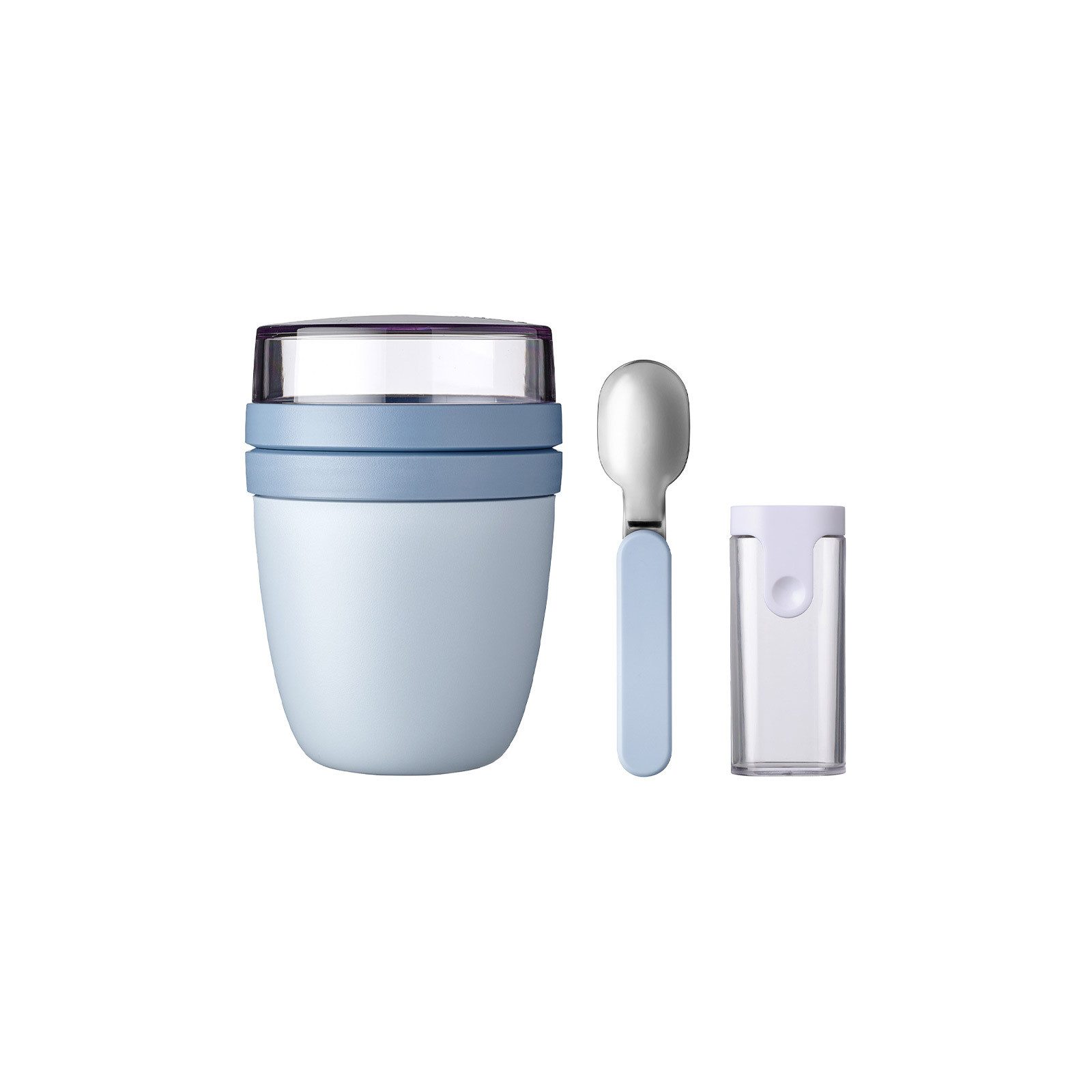 Lunchbox Ellipse Lunchpot + Faltbarer Löffel 500 + 200 ml