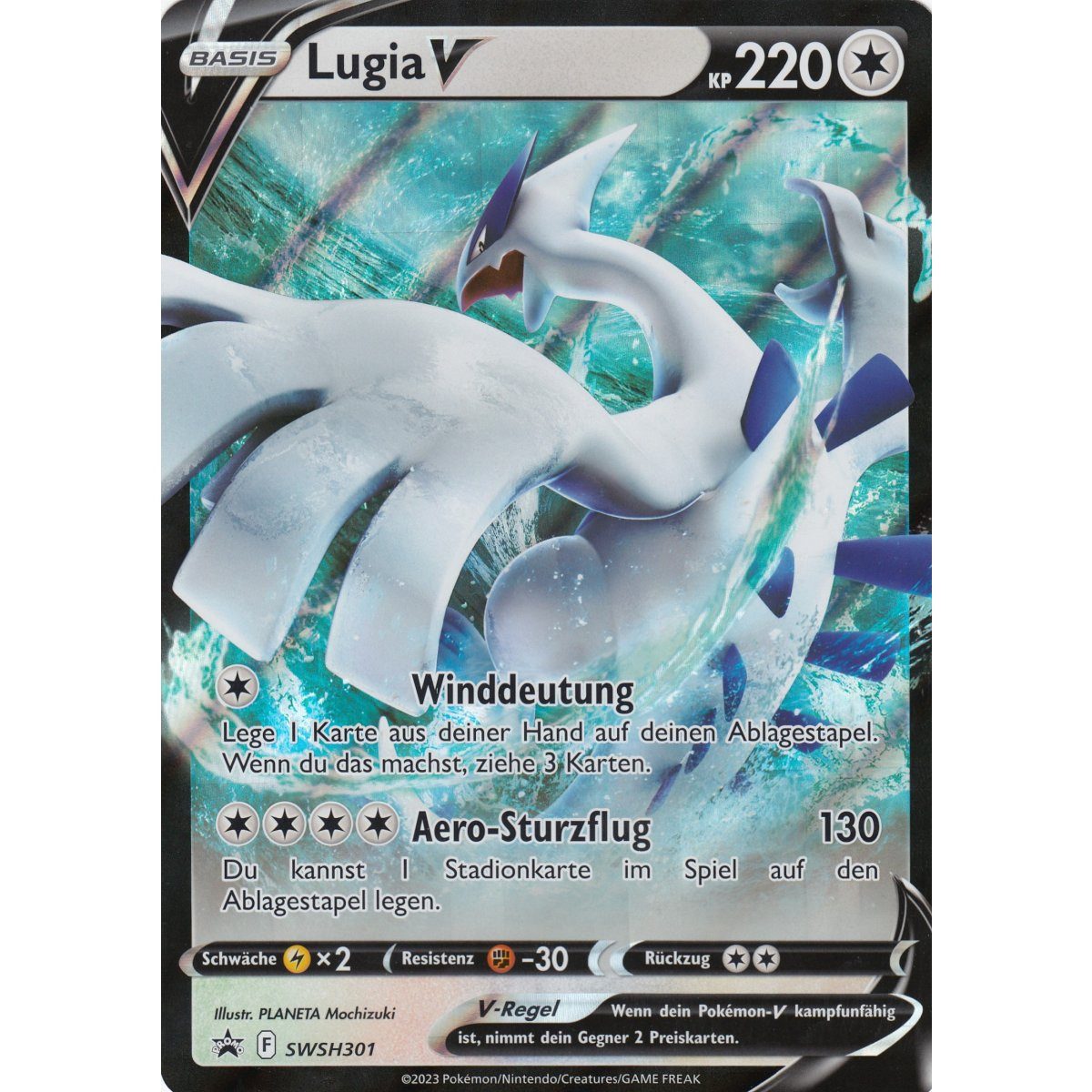 AMIGO Sammelkarte Pokemon Sammelkarten XXL Karten 3er- Pack zufällige V/VMAX/Holo
