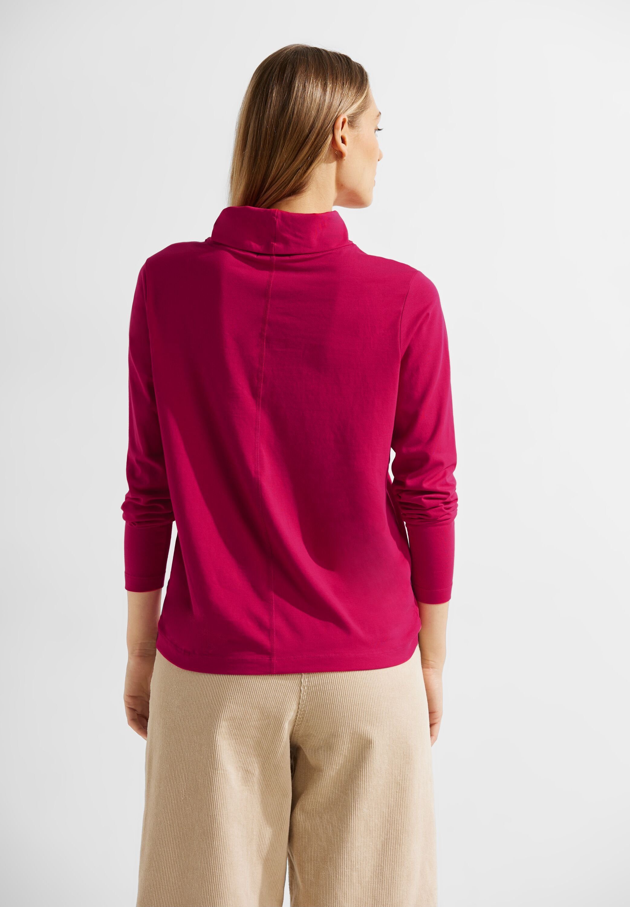 Cecil in T-Shirt Unifarbe coral cosy