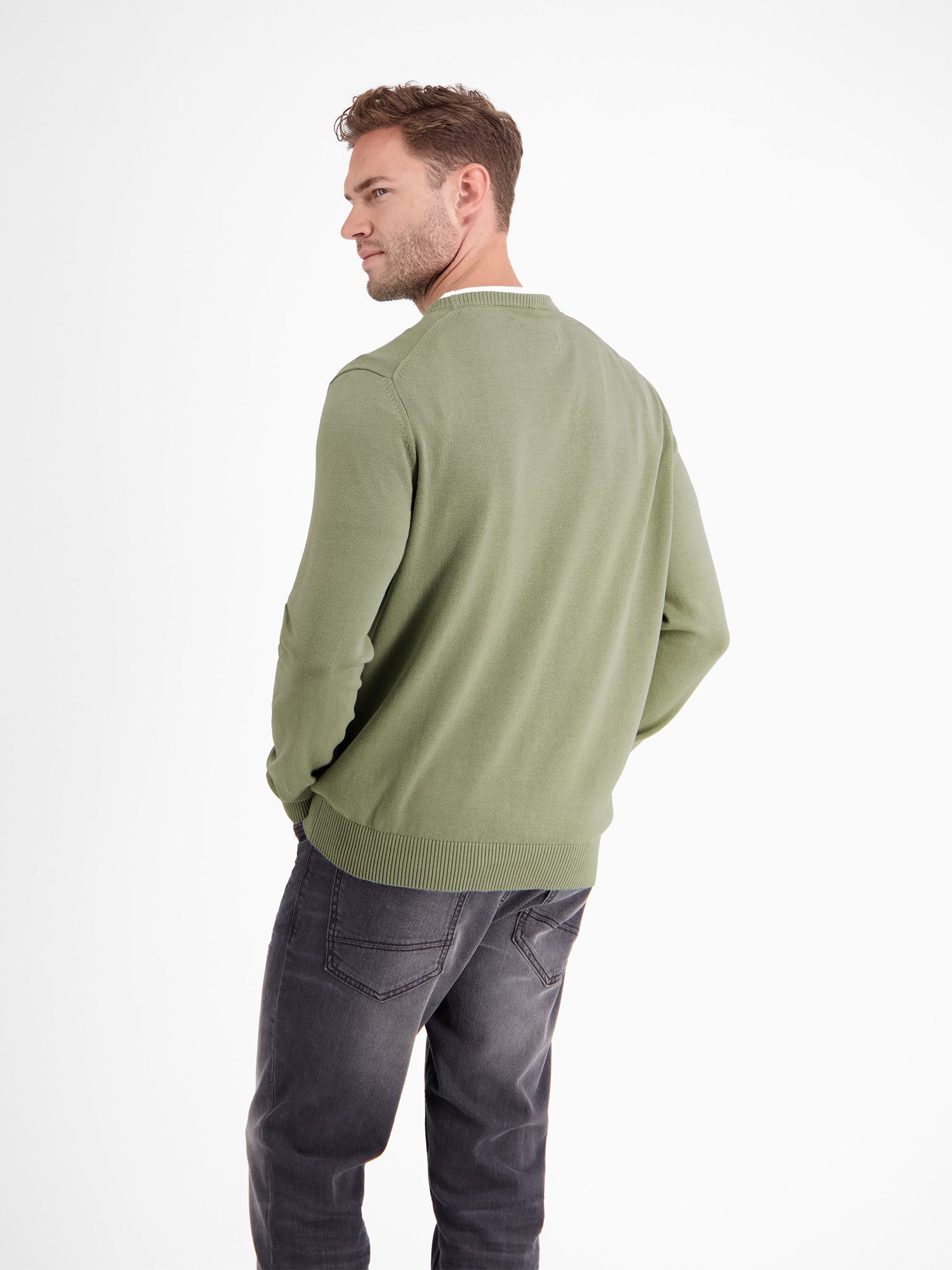 LERROS Strickpullover "LERROS Crewneck Strickpullover" günstig online kaufen