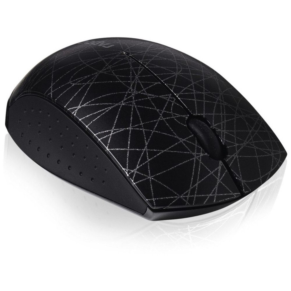 Rapoo rapoo 3300P+ kabellose Maus schwarz - kompakt und funkfähig. Mäuse (2,4 GHz Wireless Verbindung, Extrem platzsparende Maus)