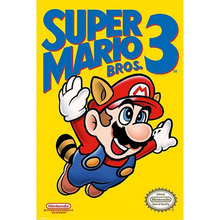 PYRAMID Poster Super Mario Bros. 3 Poster 61 x 91 5 cm