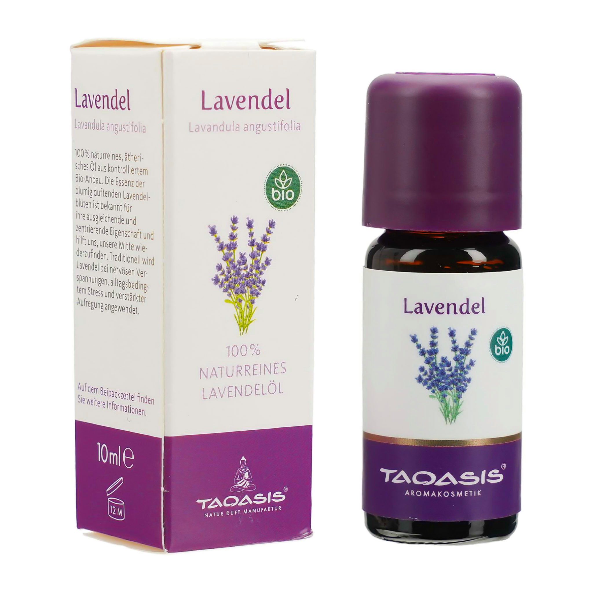 TAOASIS GmbH Natur Duft Manufaktur Duftöl TAOASIS LAVENDEL ÖL im Umkarton 10ml PZN 05503705