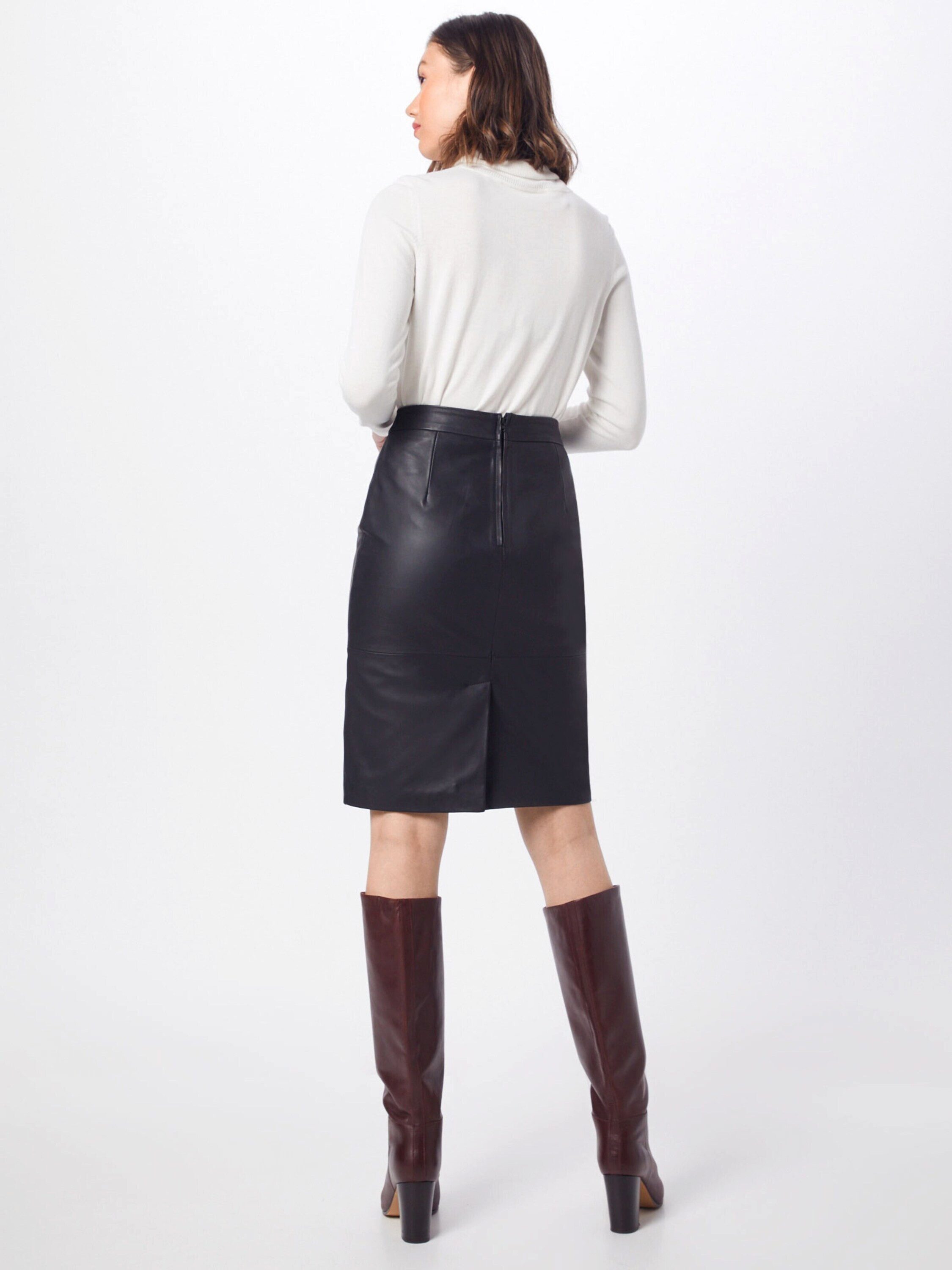 Selected Bleistiftrock Mally (1-tlg) Plain/ohne Details