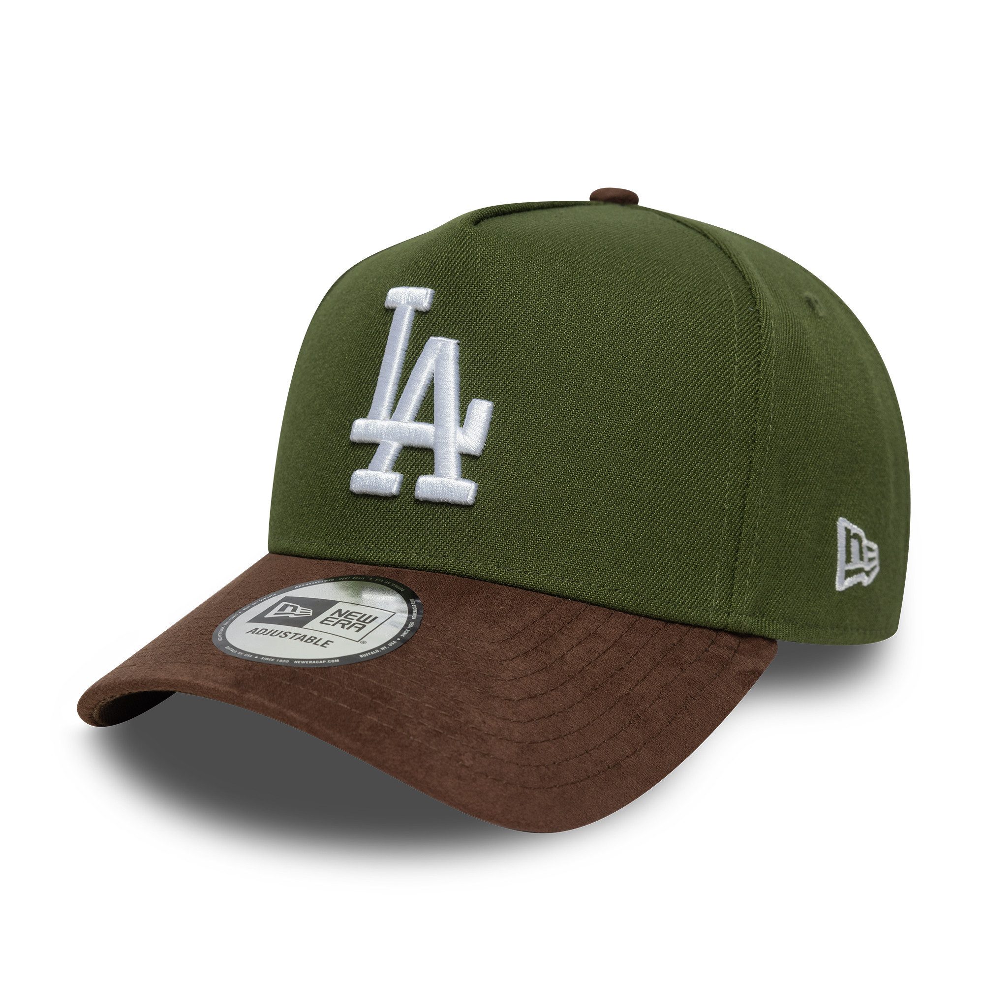 New Era Snapback Cap 9FORTY E-Frame Los Angeles Dodgers MLB Suede Visor