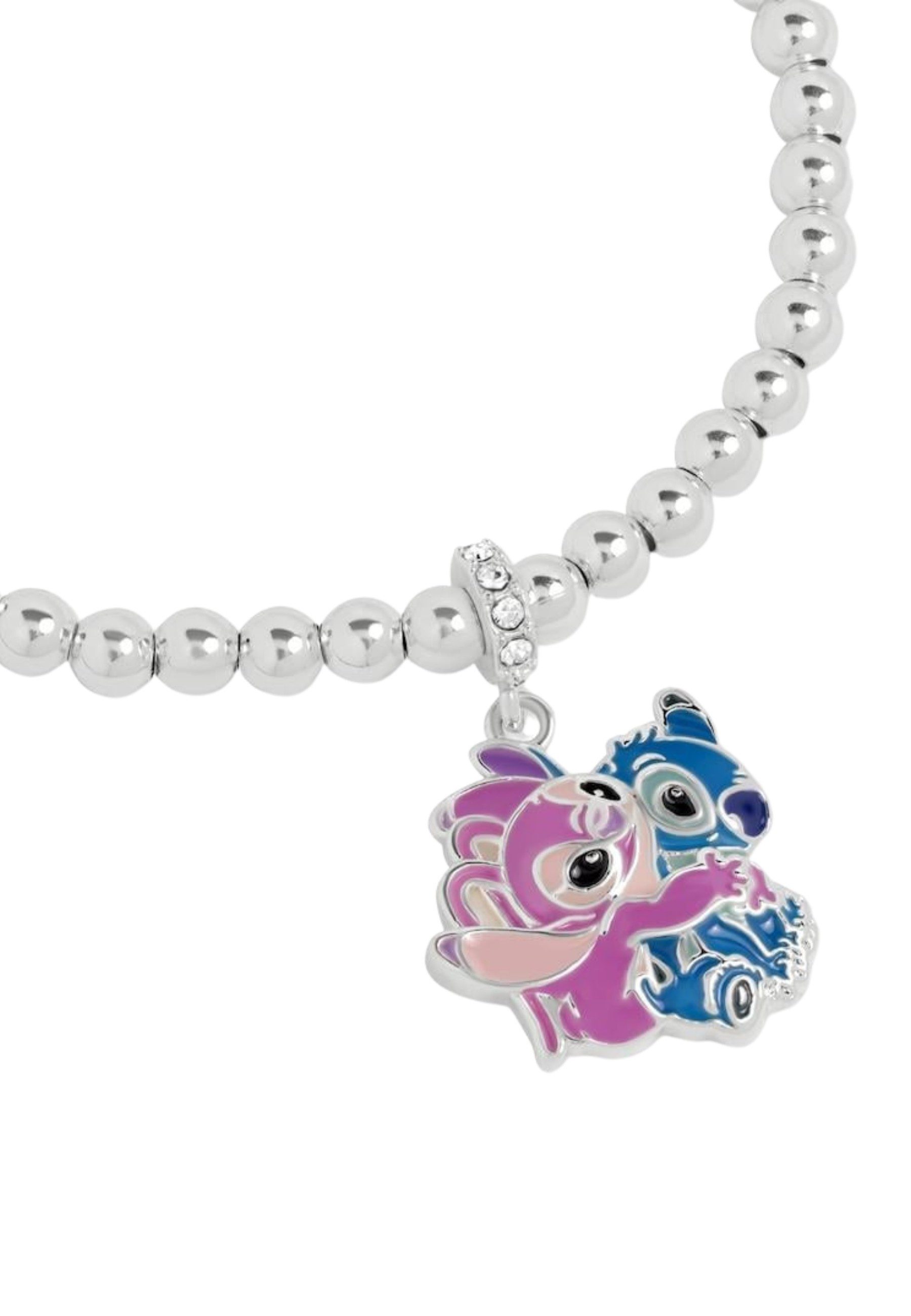 Disney Kette mit Anhänger Stitch & Angel Anhänger Expander-Armband (Set)