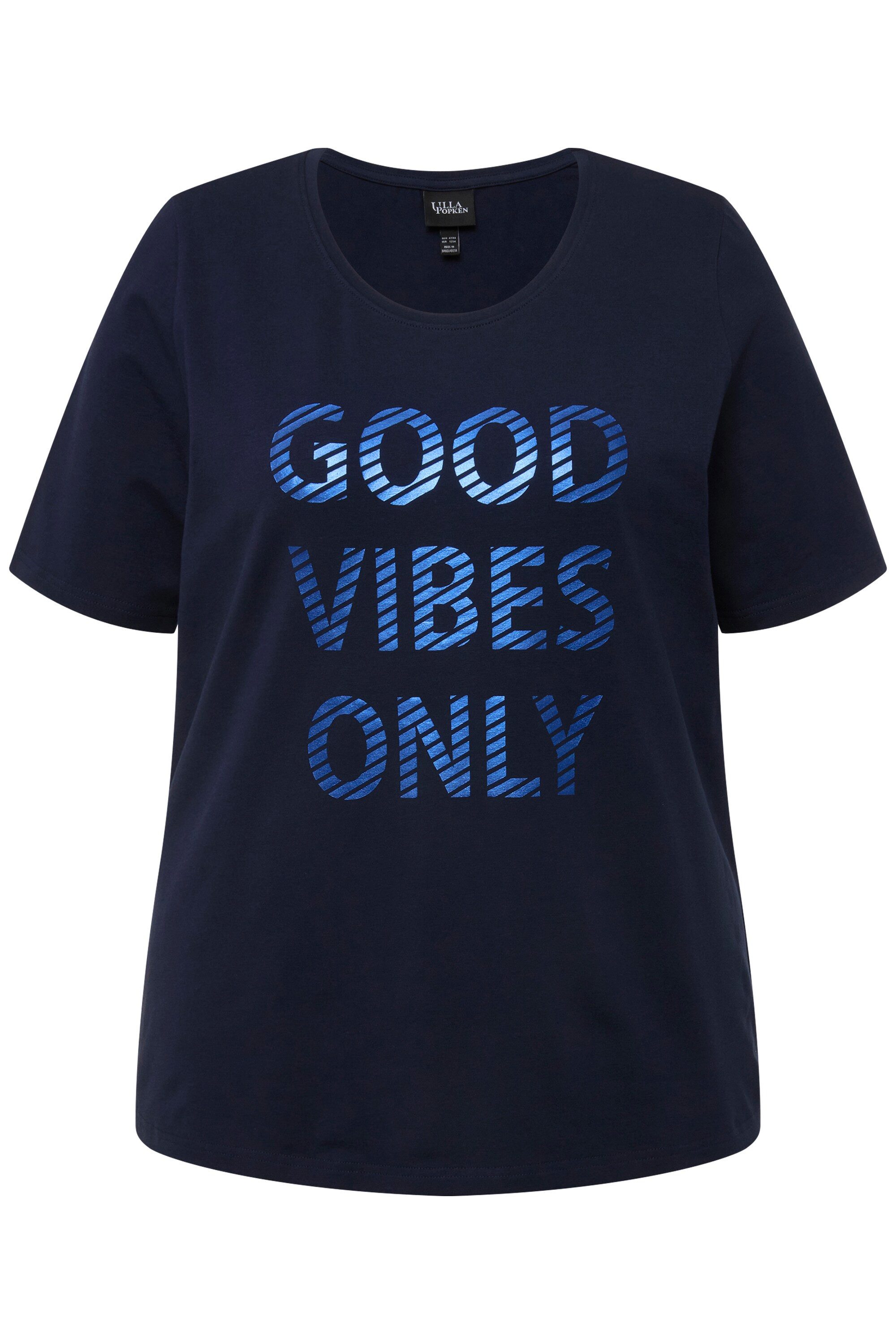Ulla Popken T-Shirt T-Shirt Good Vibes günstig online kaufen
