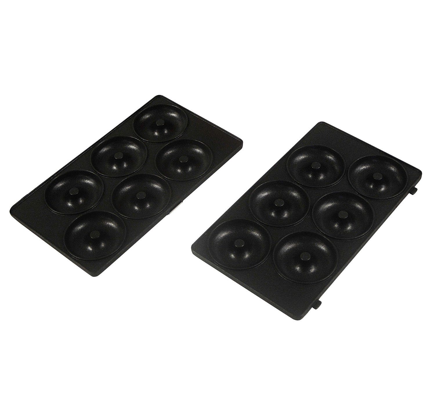 Tefal Donutplatten Set Snack Collection XA801112, antihaftbeschichtet, für SW852 SW853 SW854 SW857 SW341 SW342 Waffeleisen