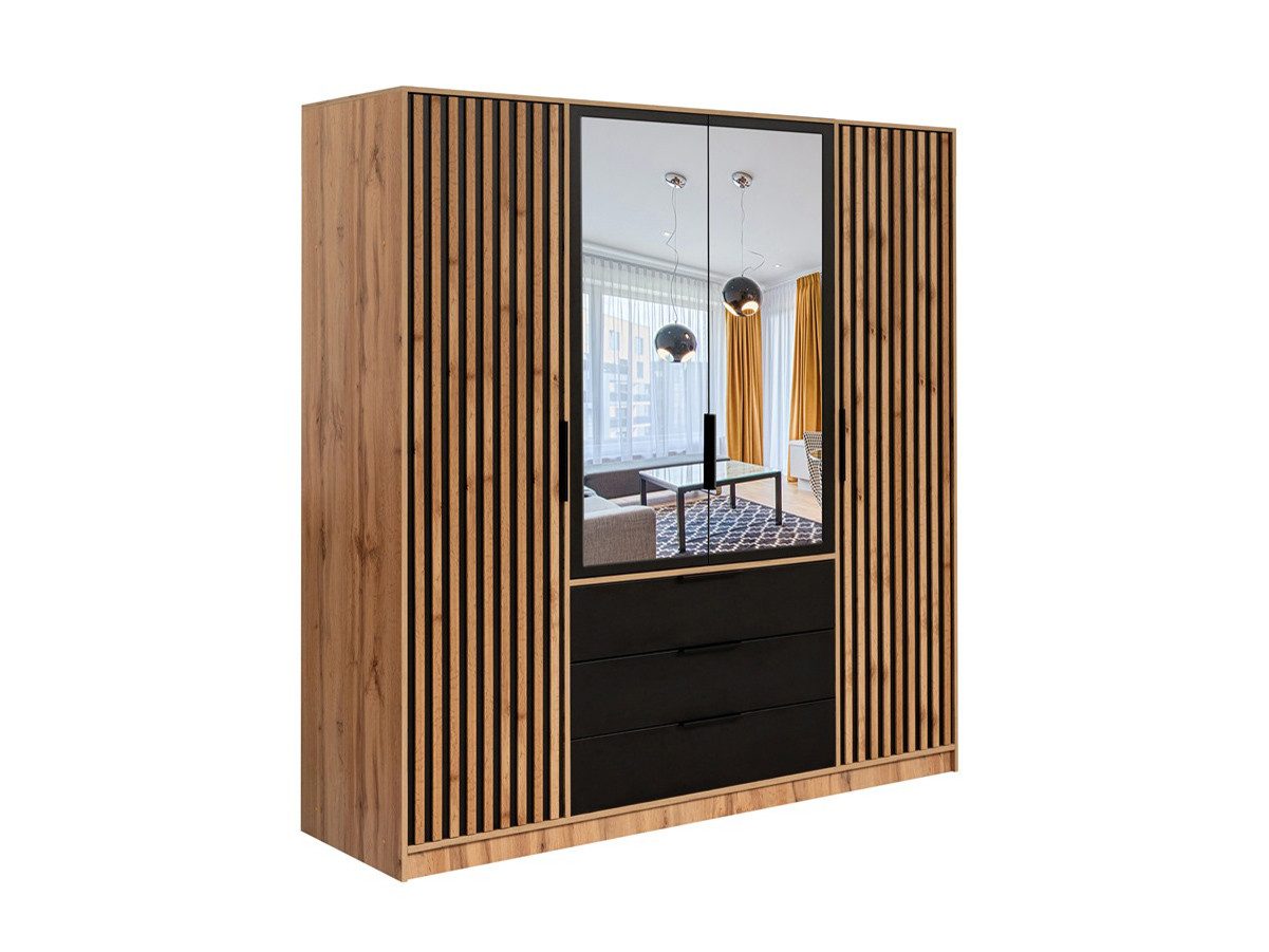 Compleo Kleiderschrank mit 3 Schubladen und günstig online kaufen