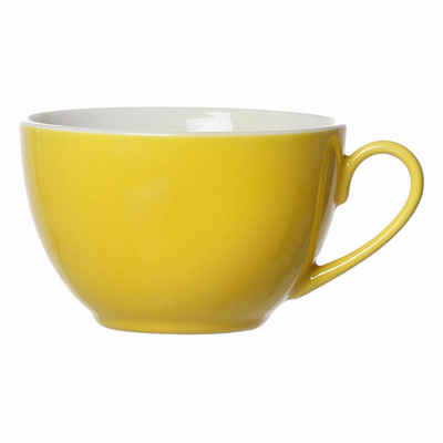 Ritzenhoff & Breker Tasse Doppio Obere Sonnengelb 200 ml, Porzellan