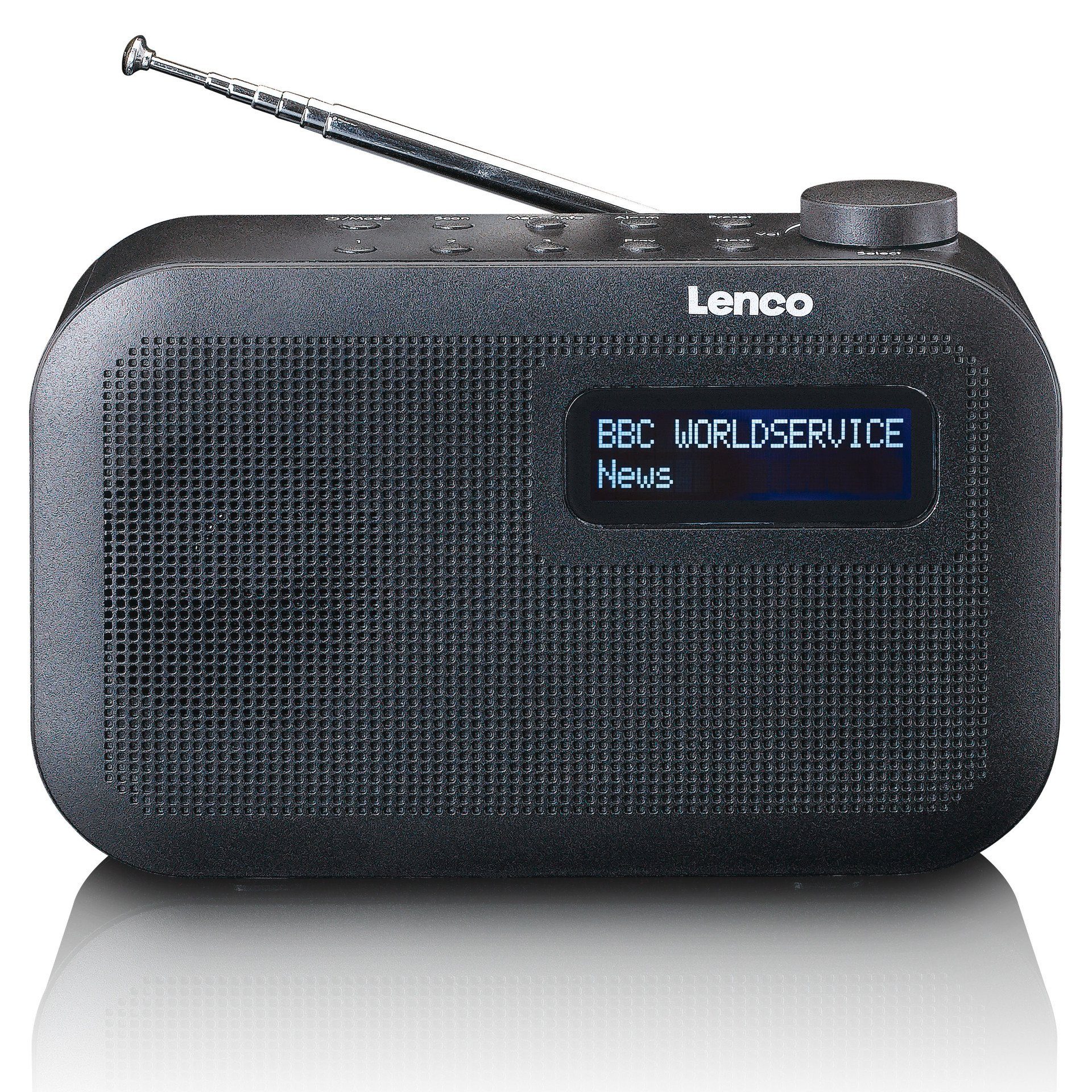 (Digitalradio Digitalradio Taschenradio PDR-016BK Lenco (DAB) - DAB+ (DAB)