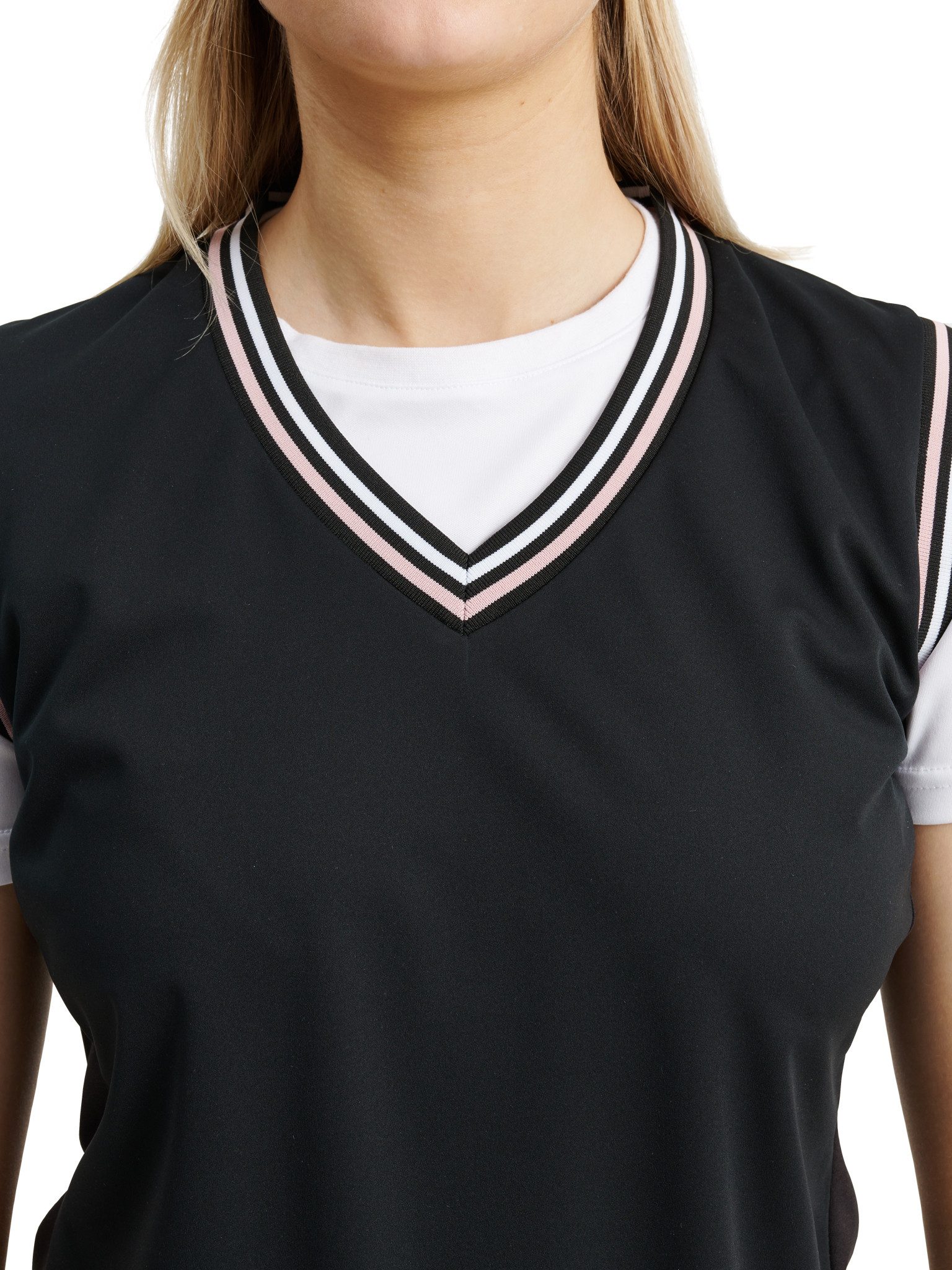 Abacus Sportswear Golfweste Abacus Golf Weste Dornoch Hybrid Schwarz-Begonia Damen