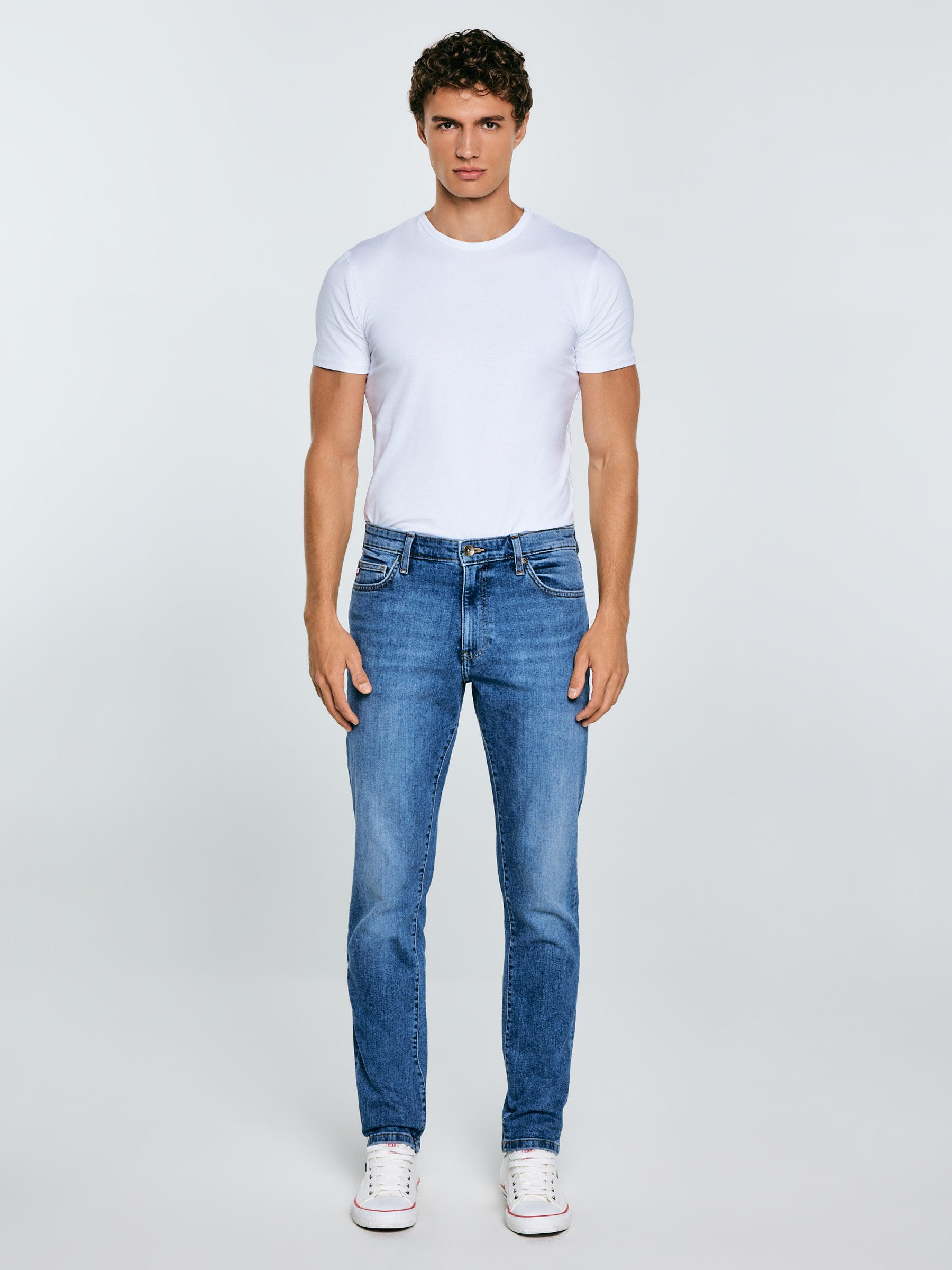 BIG STAR Tapered-fit-Jeans HARPER hohe Leibhöhe günstig online kaufen
