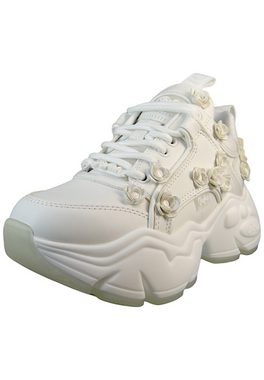 Buffalo 1636162 Binary Rose Low Top Hochzeit White Sneaker
