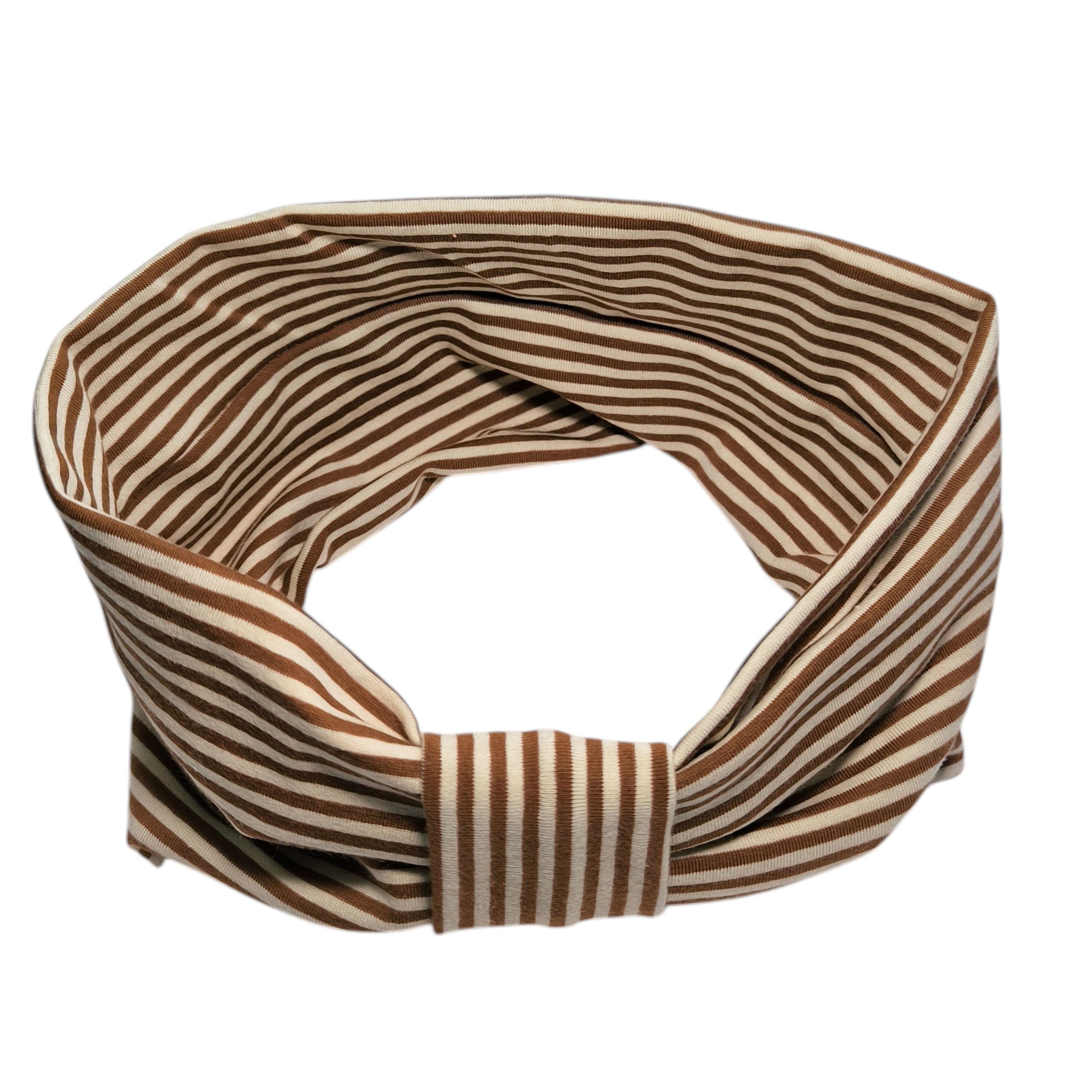 Britta Meier Haarband Stylische Baumwoll-Jersey Haarbänder mit Schlaufe Marke Britta Meier
