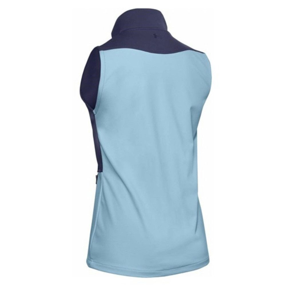 Under Armour® Golfweste Under Armour Golfweste Softshell Hellblau/Navy Damen