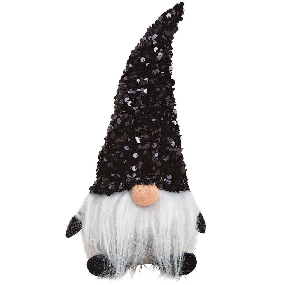 matches21 HOME & HOBBY Dekofigur Wichtel Dekofigur Figur grau schwarz Textil 29 cm (1 St)