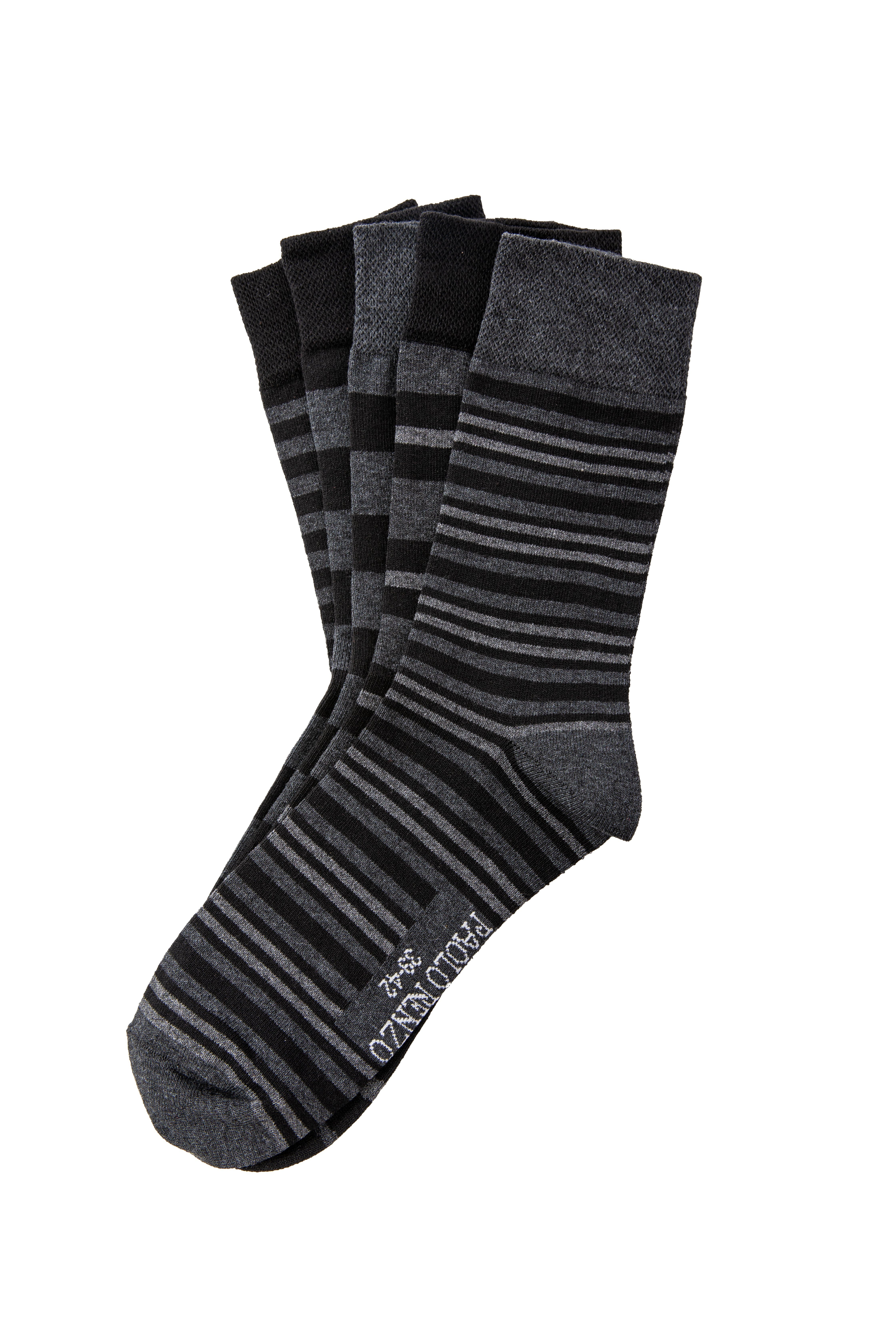 Paolo Renzo Businesssocken Business Baumwolle aus (10-Paar) Atmungsaktive Herren Socken hochwertiger