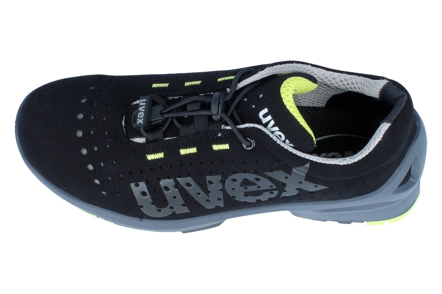Uvex UVEX 1 Halbschuh 8543.8 S1 SRC schwarz - Größe: 40 Sicherheitsschuh Wechselfußbett