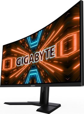 Gigabyte G34WQC Gaming-Monitor (86,4 cm/34 ", 3440 x 1440 px, QHD, 1 ms Reaktionszeit, 144 Hz, VA LED, Energiesparmodus 0,5 Watt, Standby-Modus 0,3 Watt)