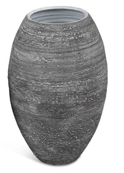 formano Bodenvase Antik, Grau H:58cm D:35cm Keramik
