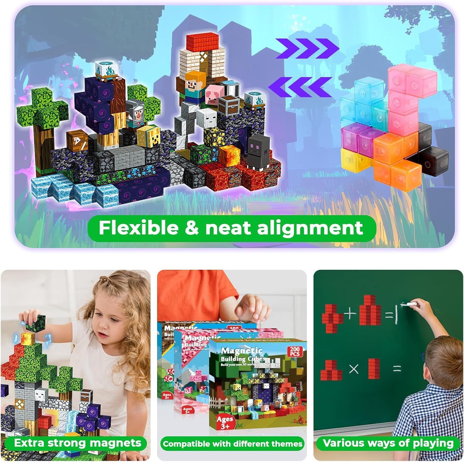 Athlix Magnetische Bausteine Bauwelt Spielzeug Jungen günstig online kaufen