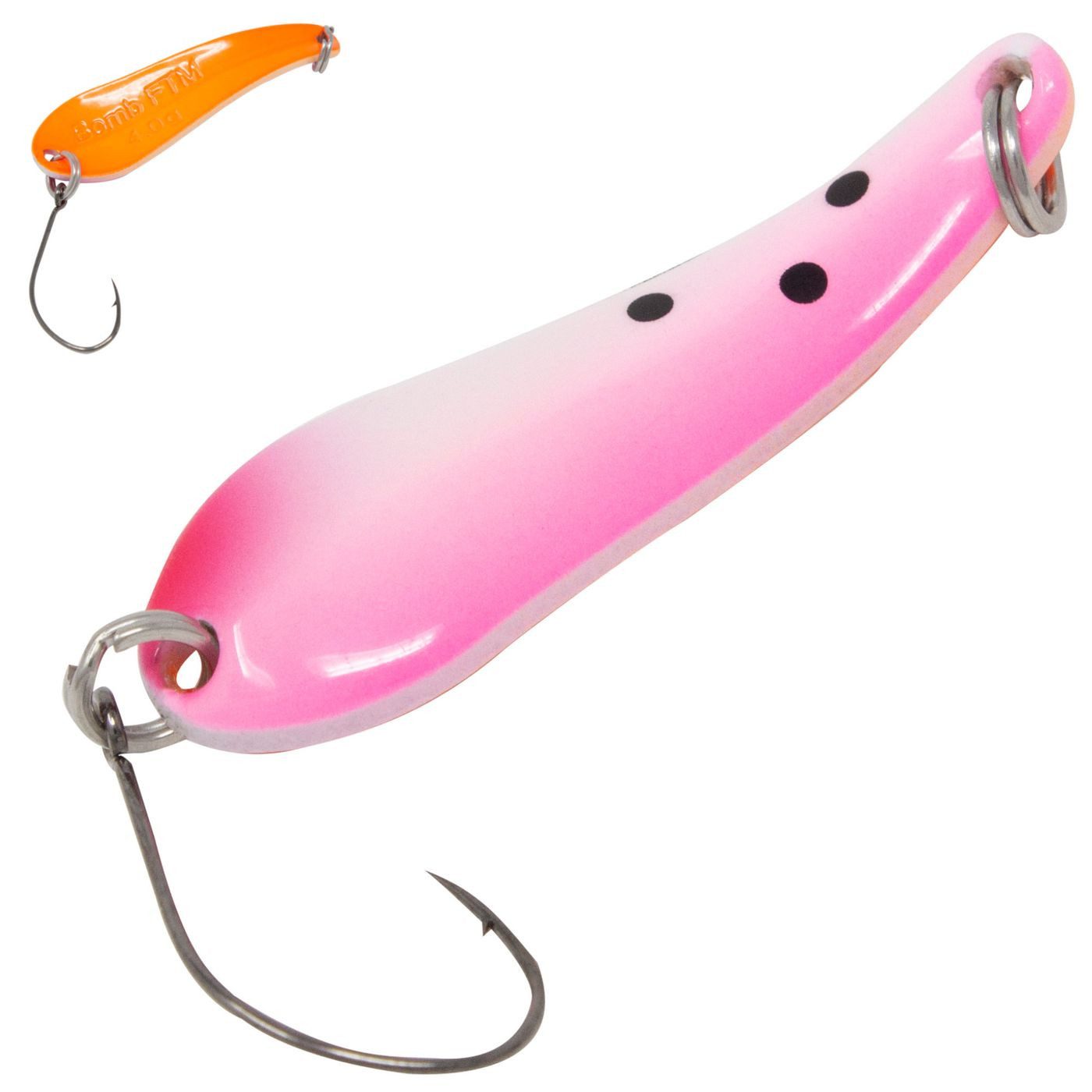 pink-weiß/ orange