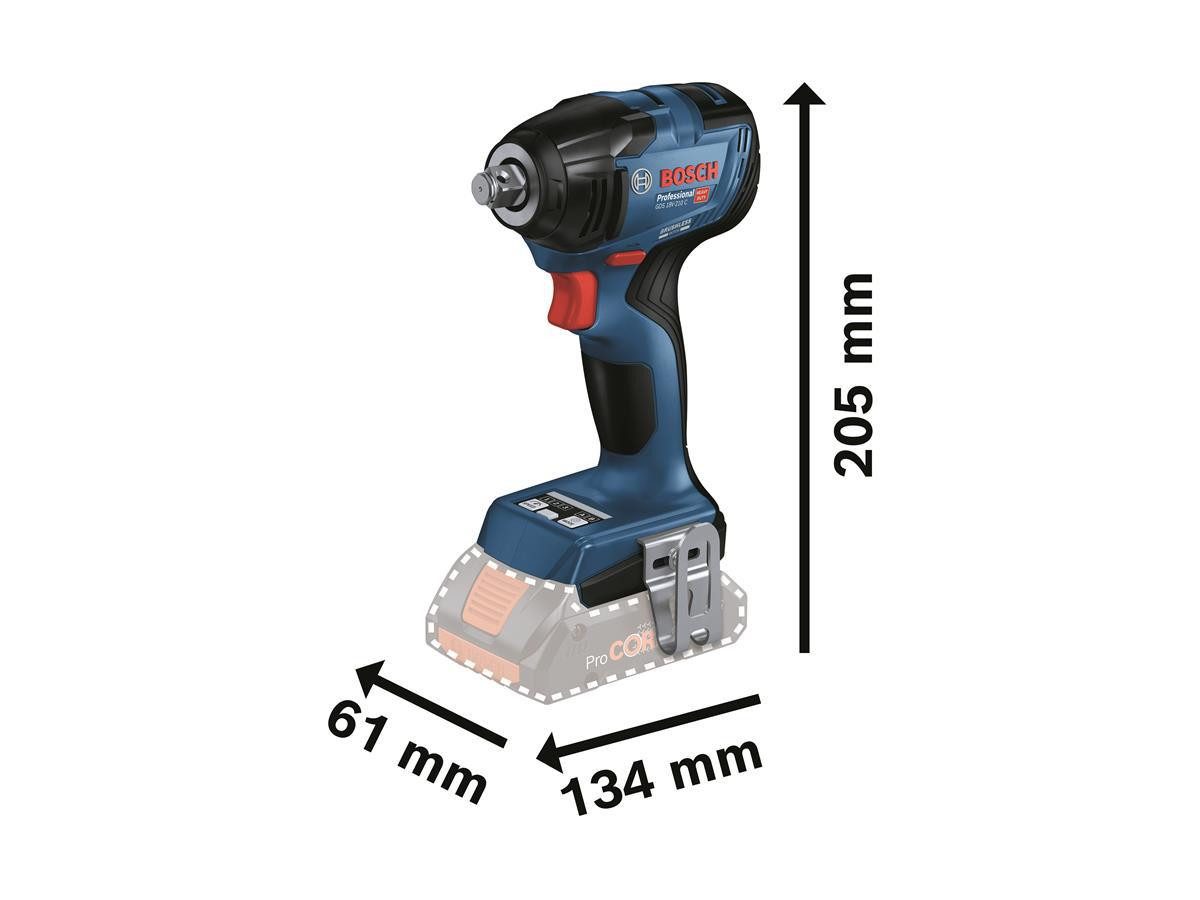 BOSCH Akku-Drehschlagschrauber GDS 18V-210 C, (Solo-Gerät im Karton)