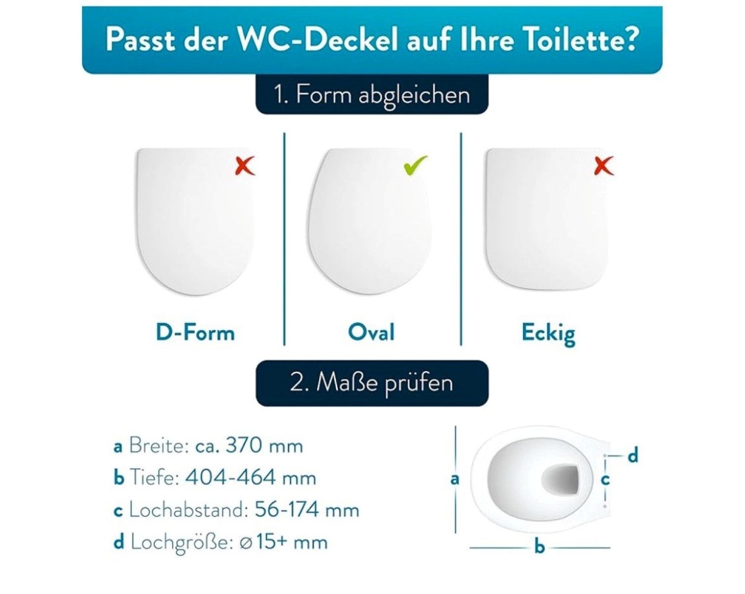 eVendix WC-Sitz Duroplast WC-Sitz (1-St), unisex günstig online kaufen