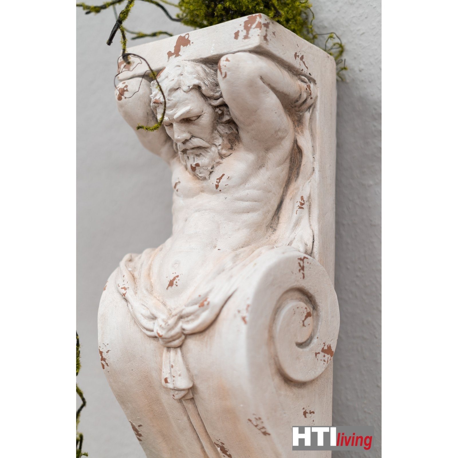 HTI-Living Wanddekoobjekt St) Hephaistos Apollon Figur Wandkonsole (1