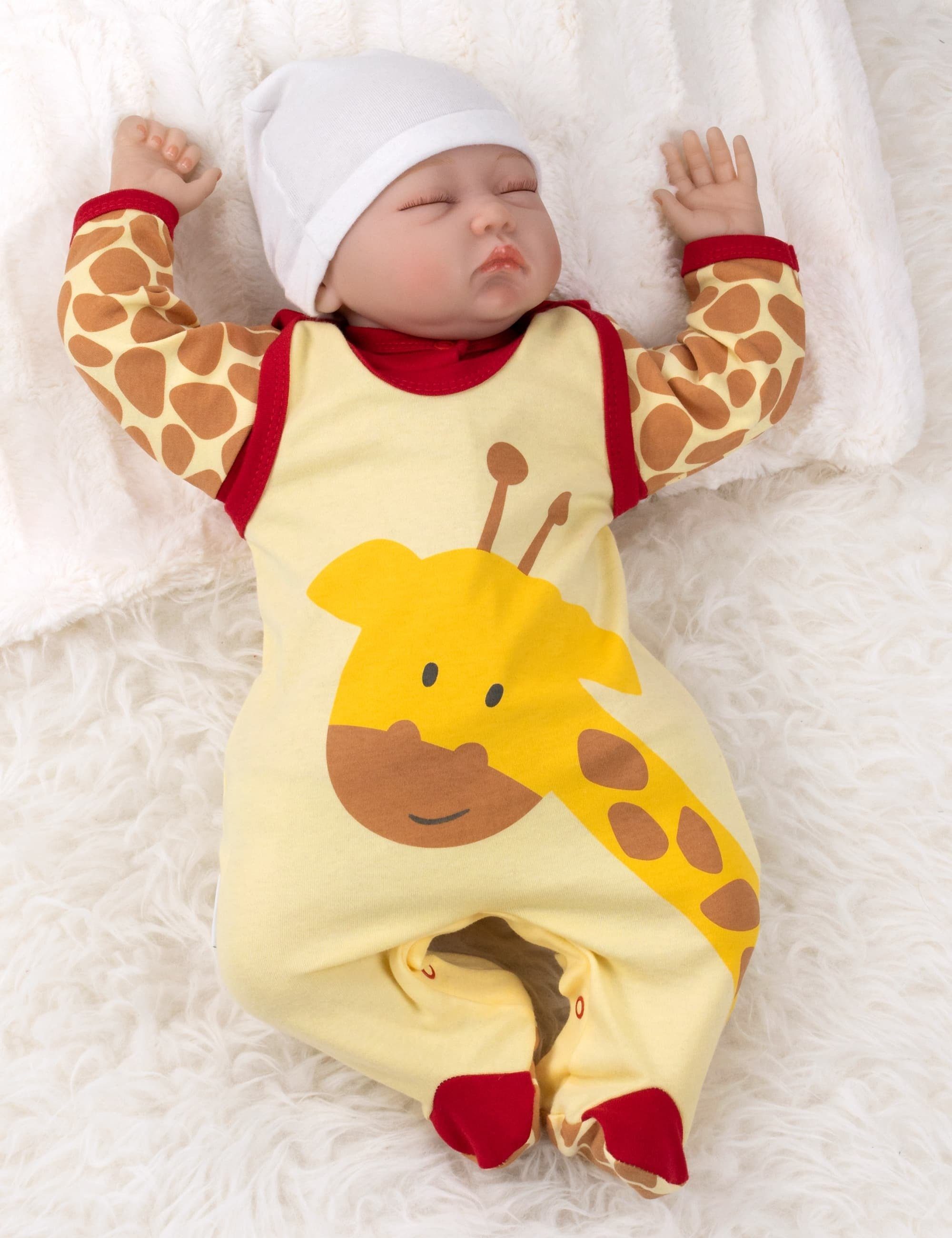 Baby Shirt rot Set Hose (Set, gelb Sweets Teile) Giraffe & 2 1-tlg.,