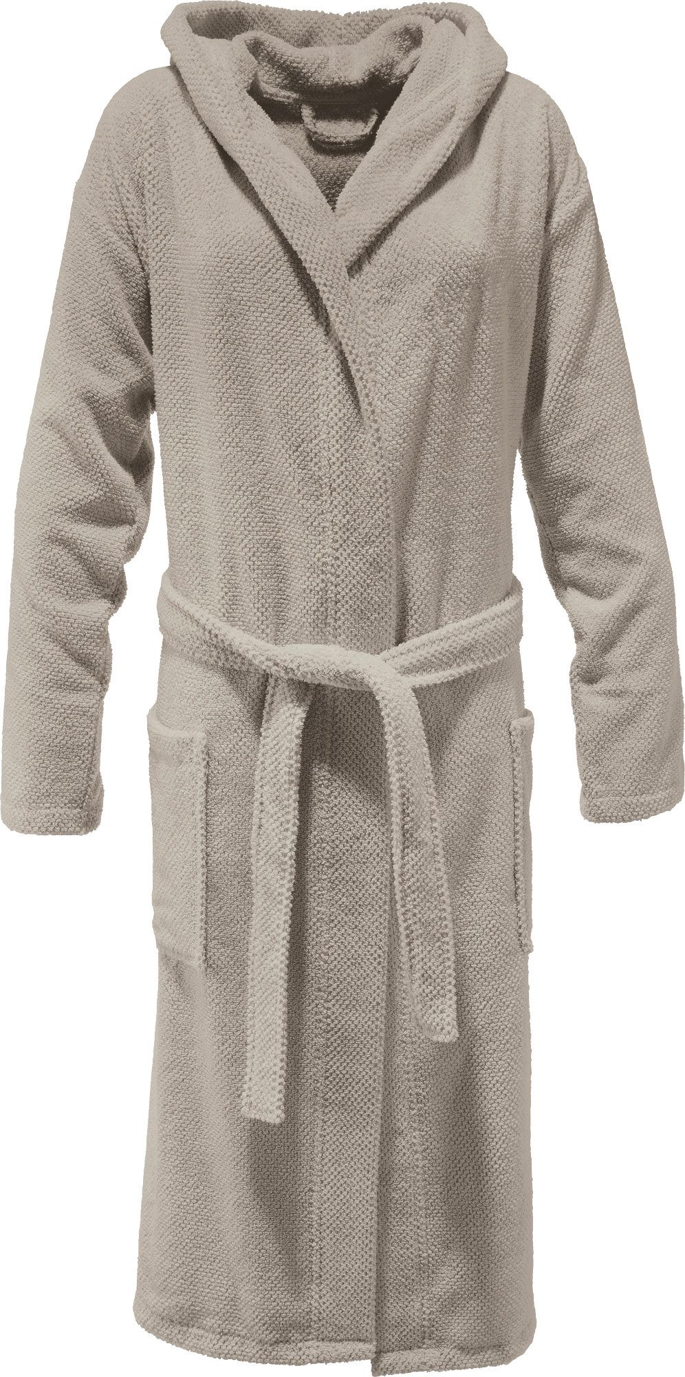 Erwin Müller Bademantel Unisex-Bademantel "Achberg" mit Kapuze, Langform, F günstig online kaufen