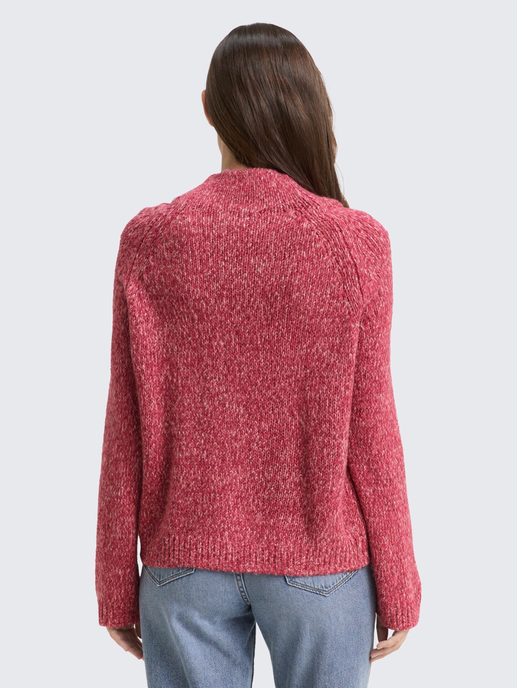 TOM TAILOR Strickpullover Pullover & Strickjacken Loose Fit Strickpullover mit Wollanteil