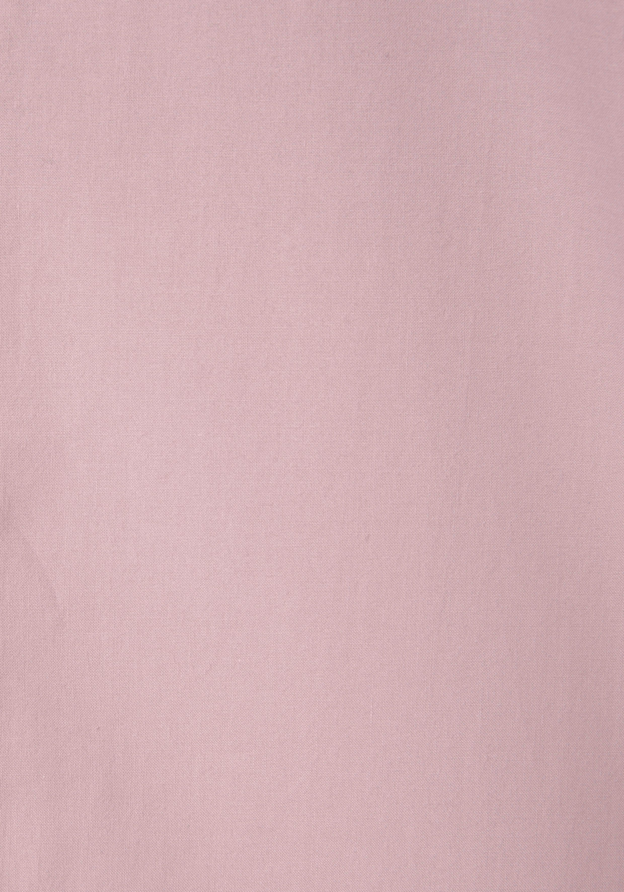 LASCANA Hemdbluse hinten länger geschnitten, Damenbluse aus Baumwolle, klassisch-elegant